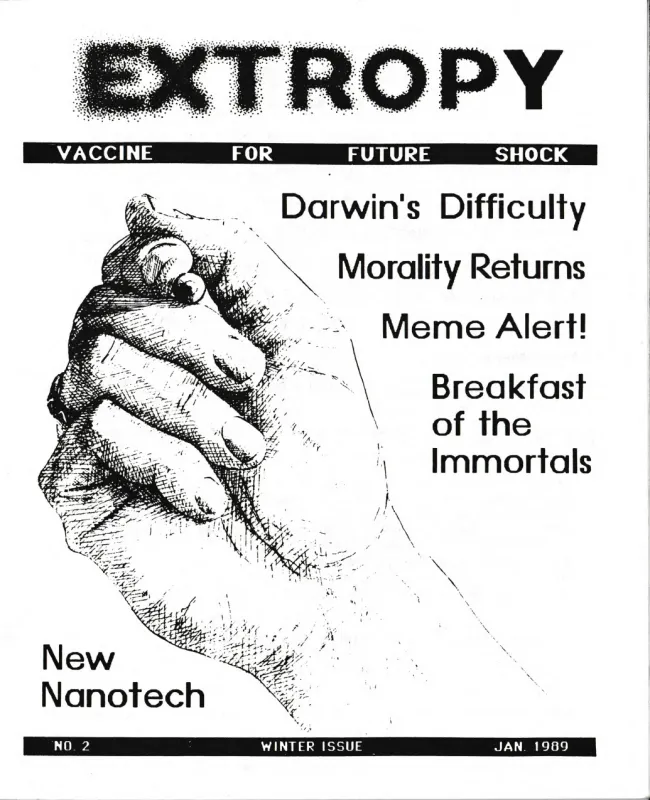 Cover of Extropy #2