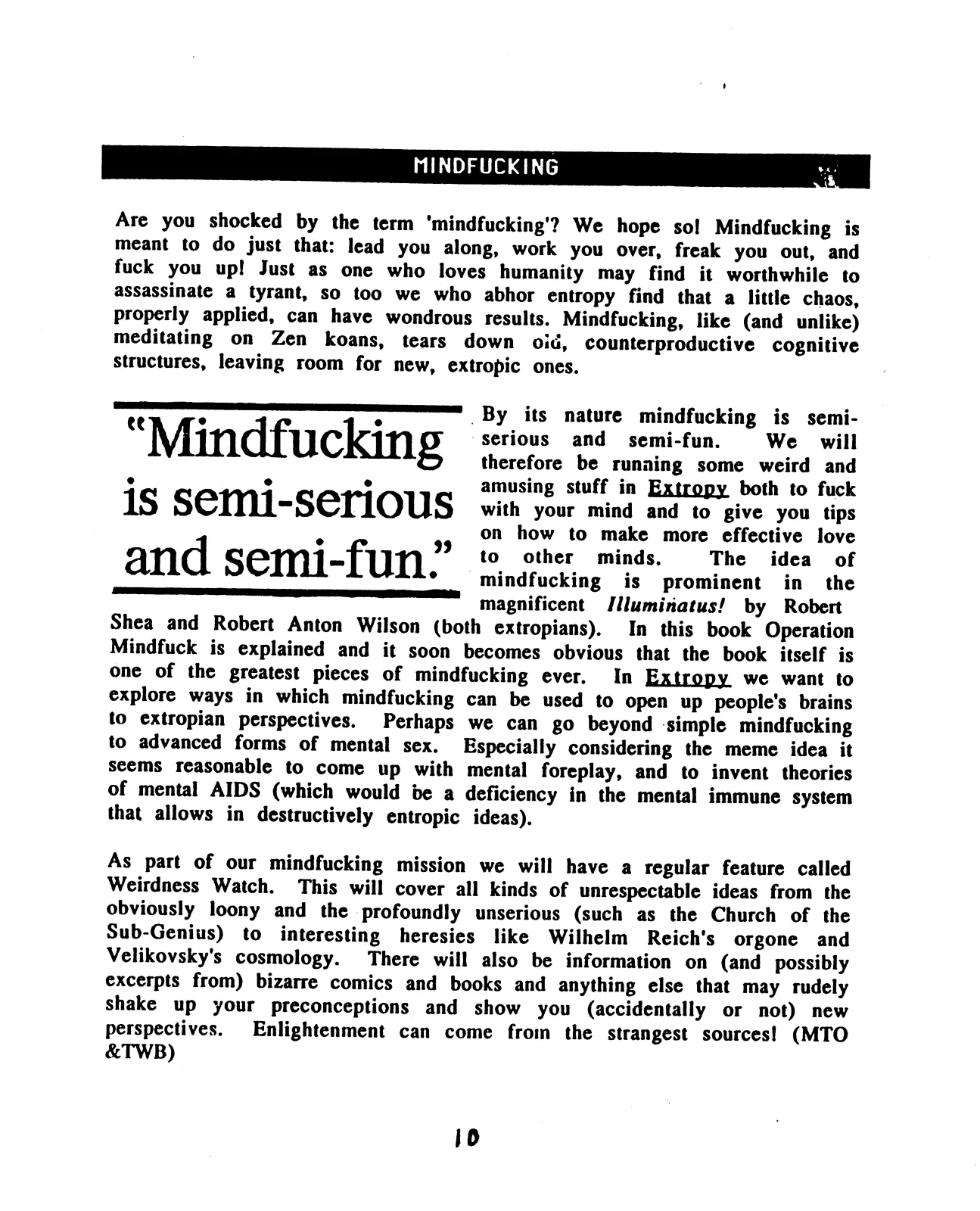 Extropy #1, page 11 (original scan)