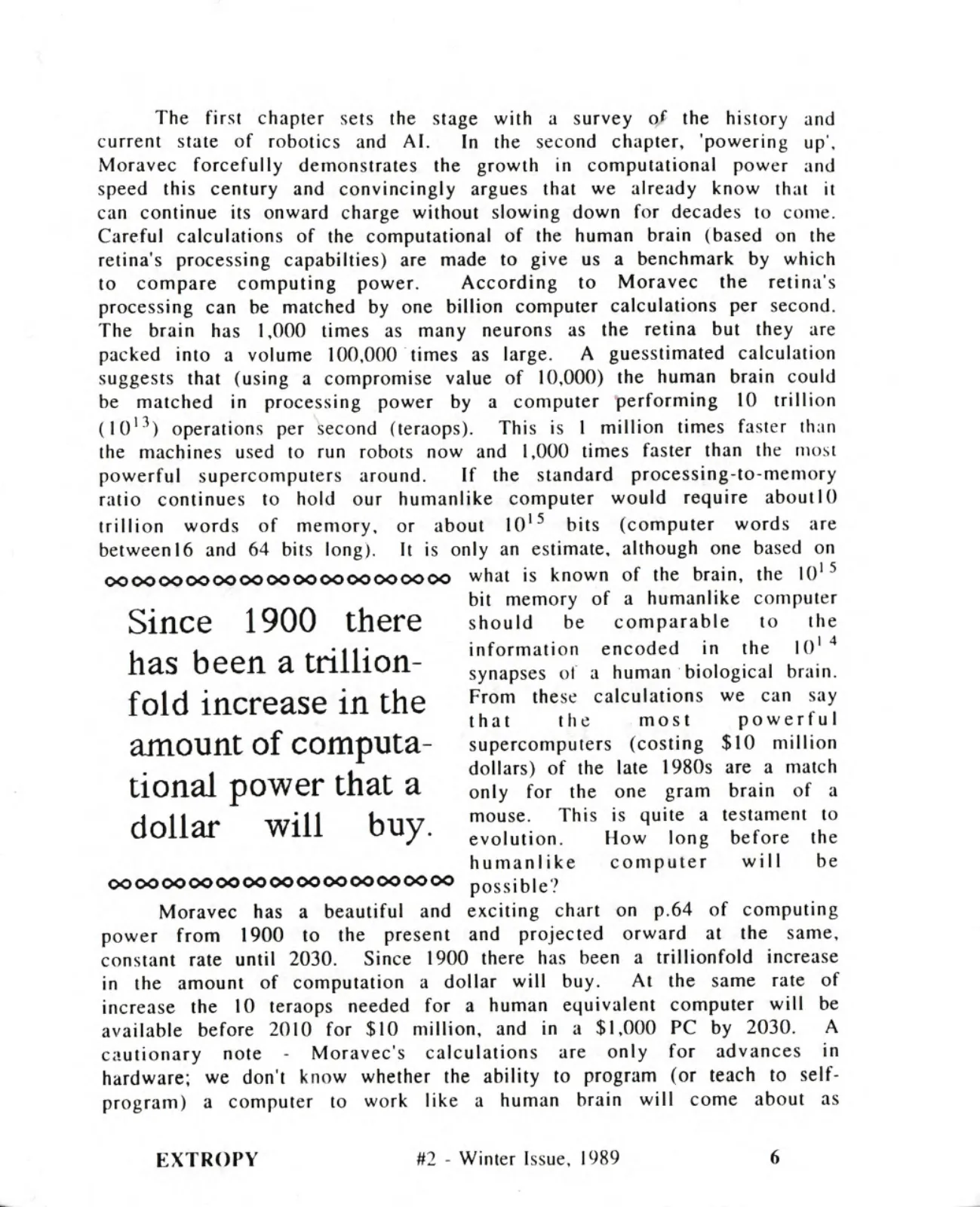 Extropy #2, page 6 (original scan)