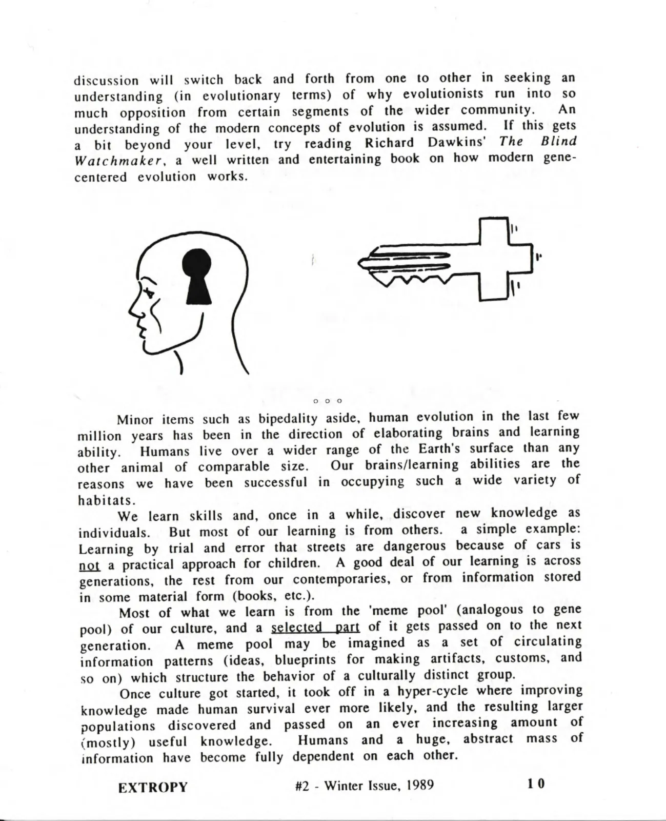 Extropy #2, page 10 (original scan)