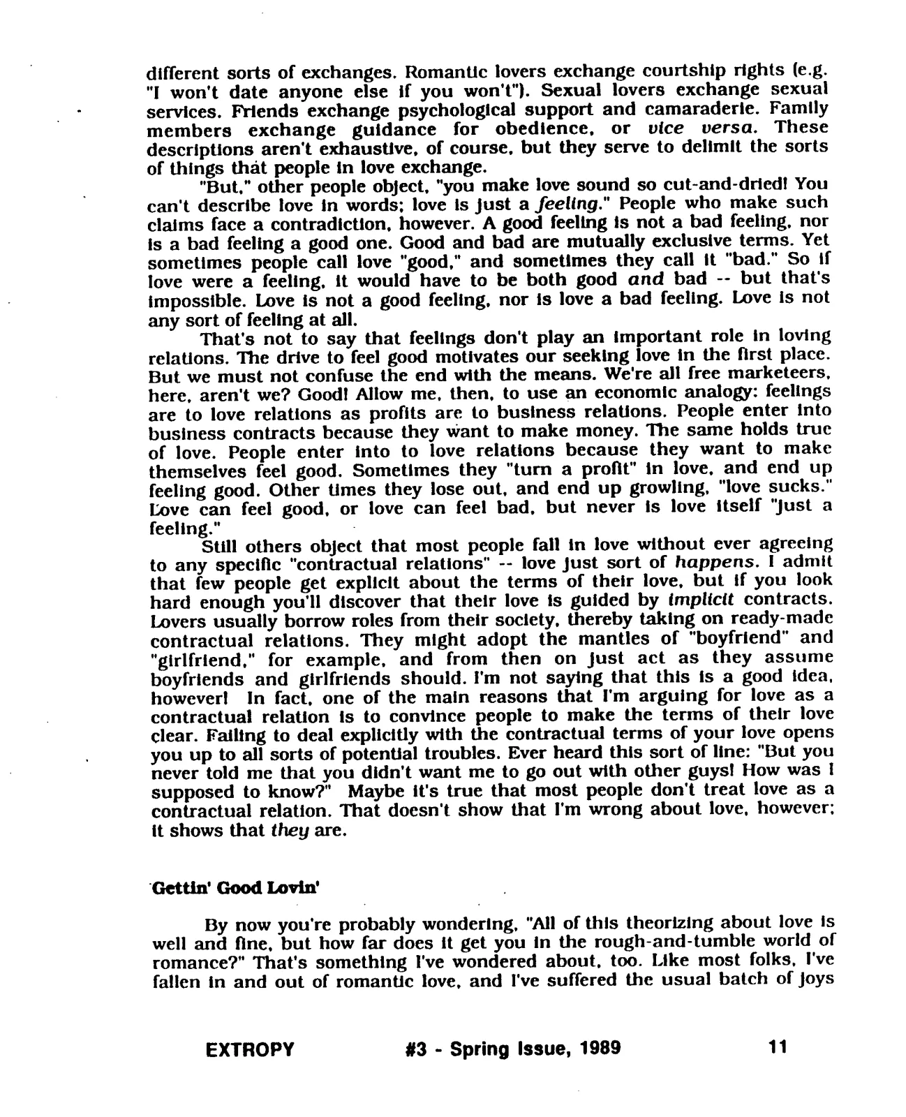 Extropy #3, page 11 (original scan)