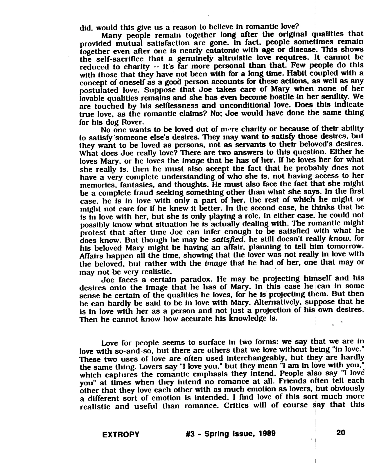 Extropy #3, page 20 (original scan)