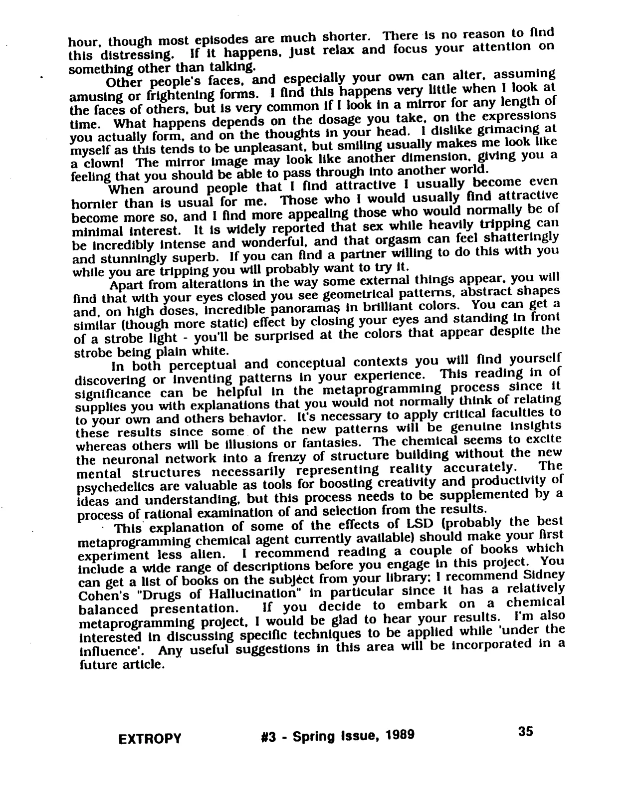 Extropy #3, page 35 (original scan)