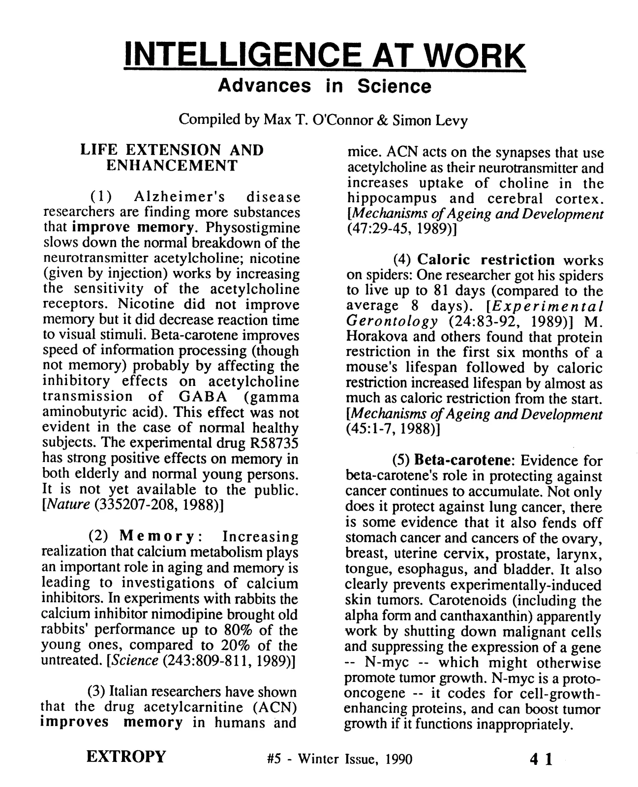 Extropy #5, page 41 (original scan)