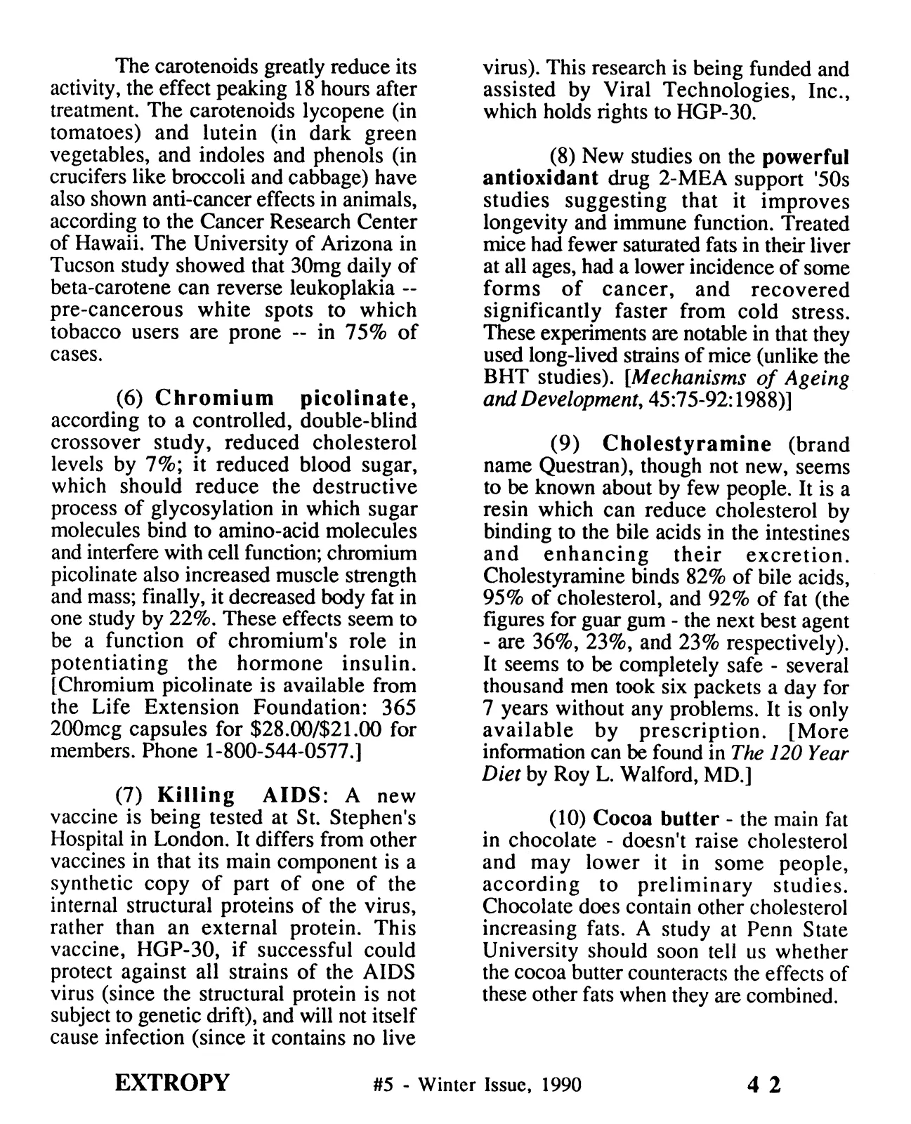 Extropy #5, page 42 (original scan)