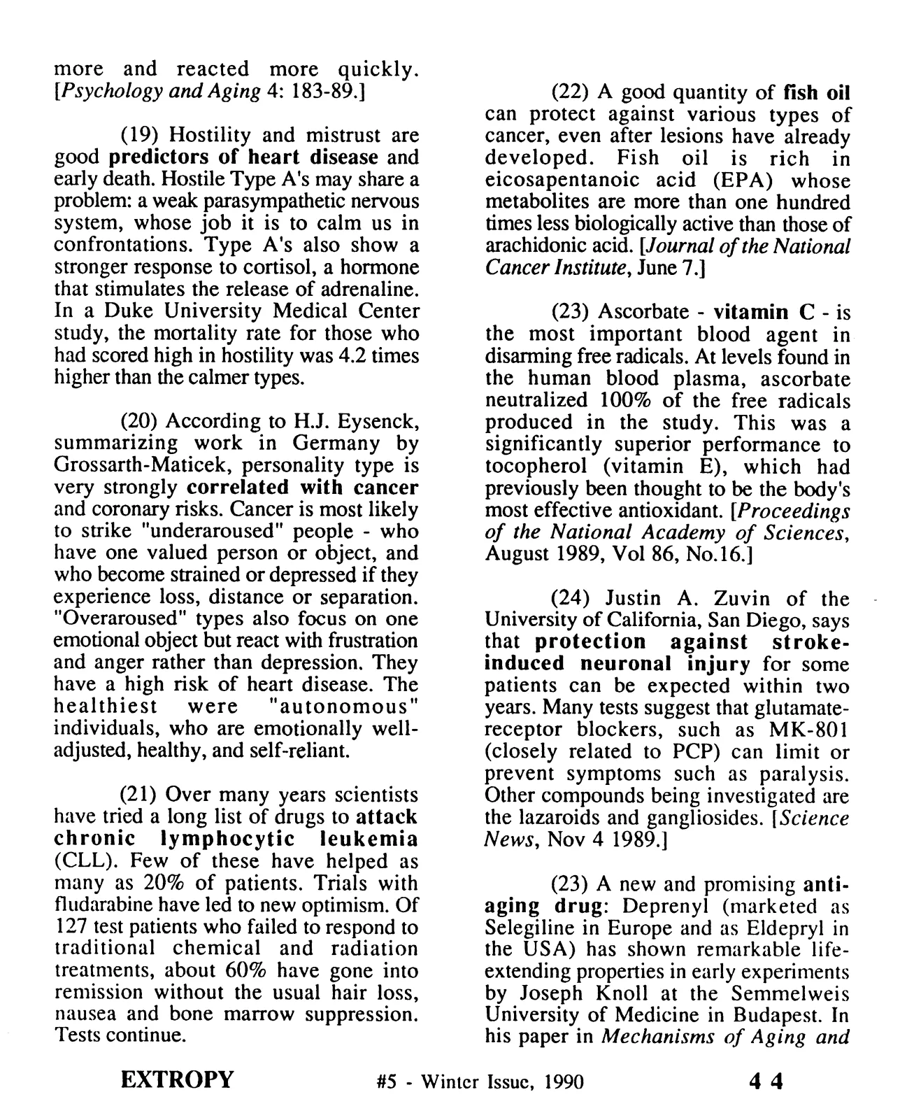 Extropy #5, page 44 (original scan)