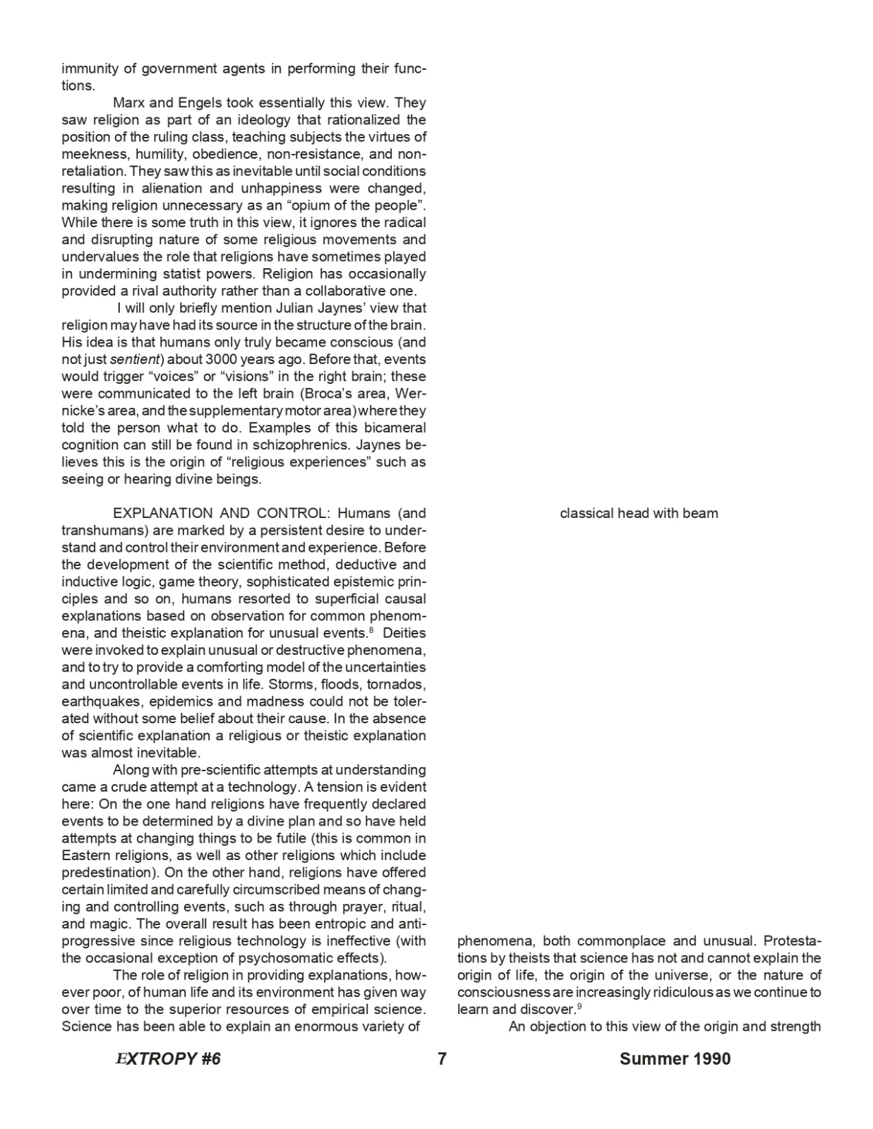 Extropy #6, page 7 (original scan)