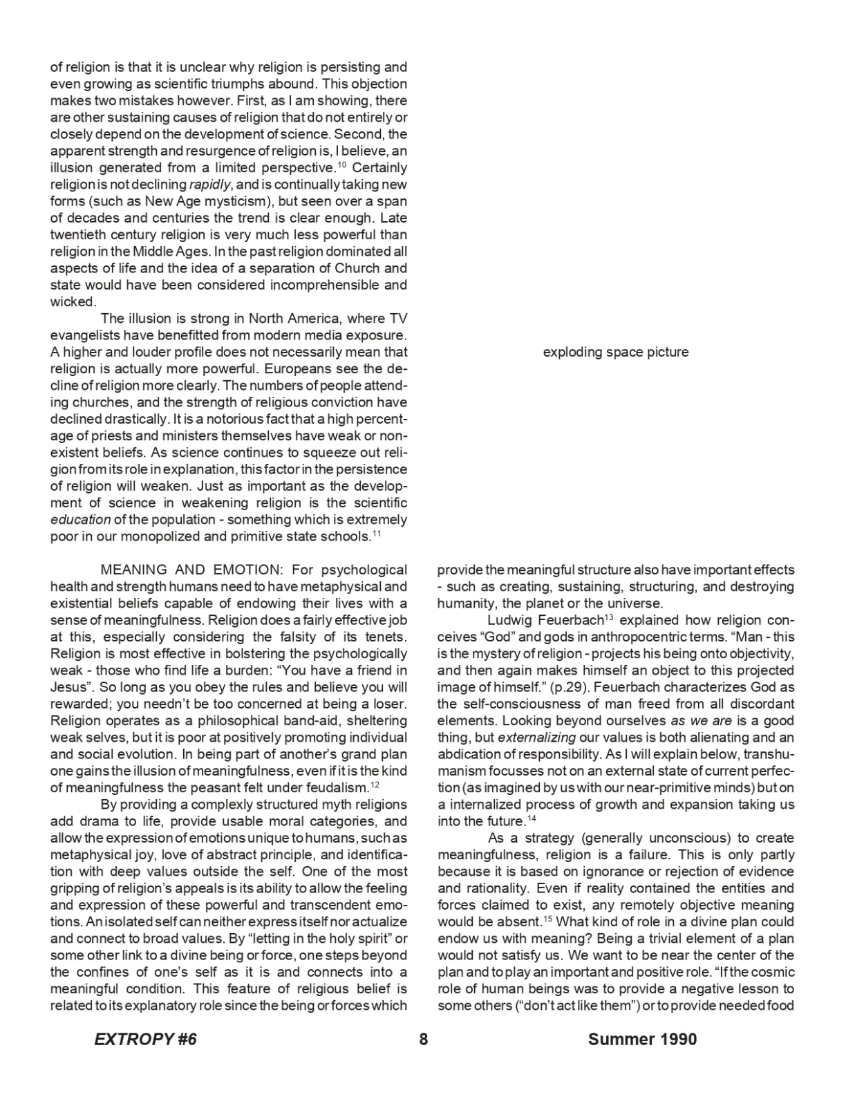 Extropy #6, page 8 (original scan)