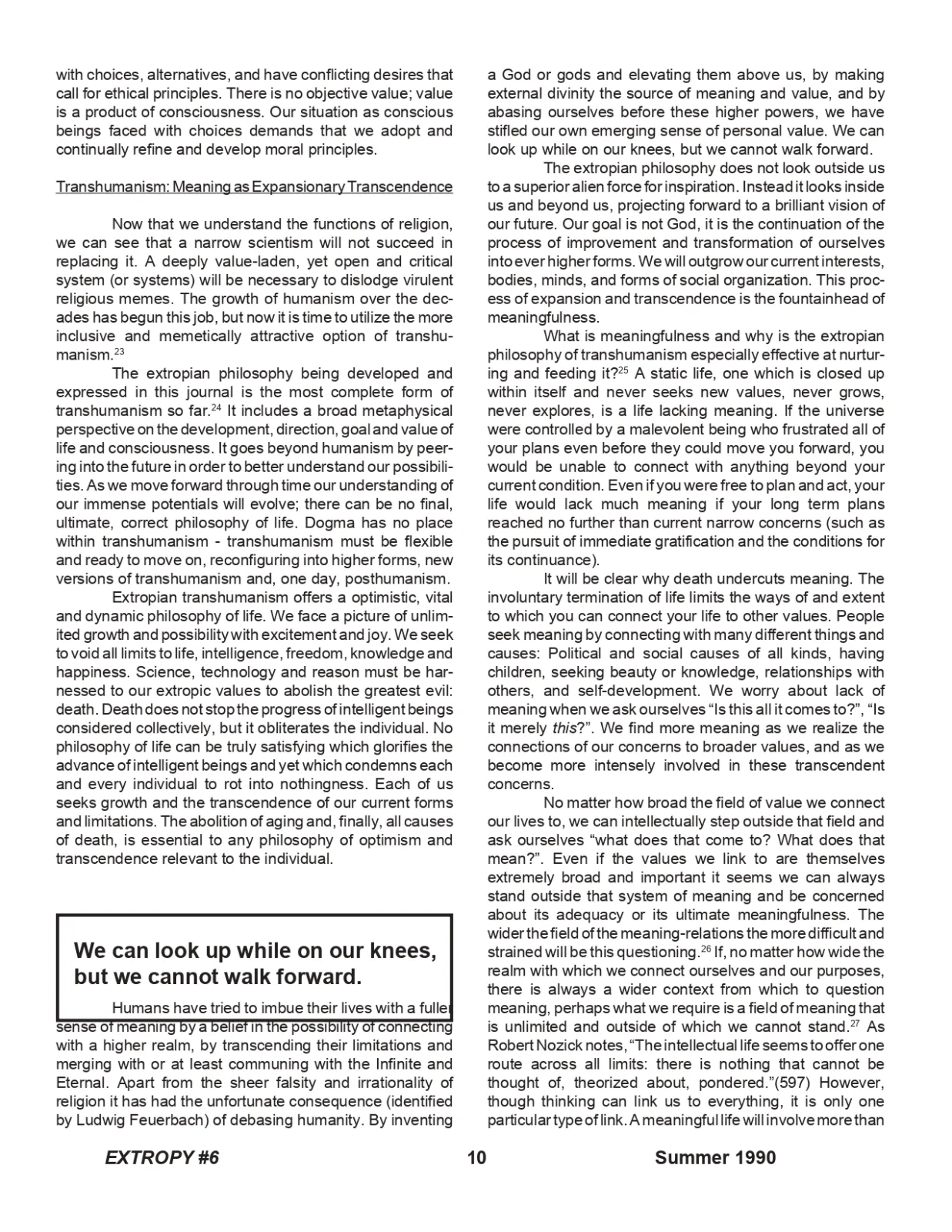 Extropy #6, page 10 (original scan)