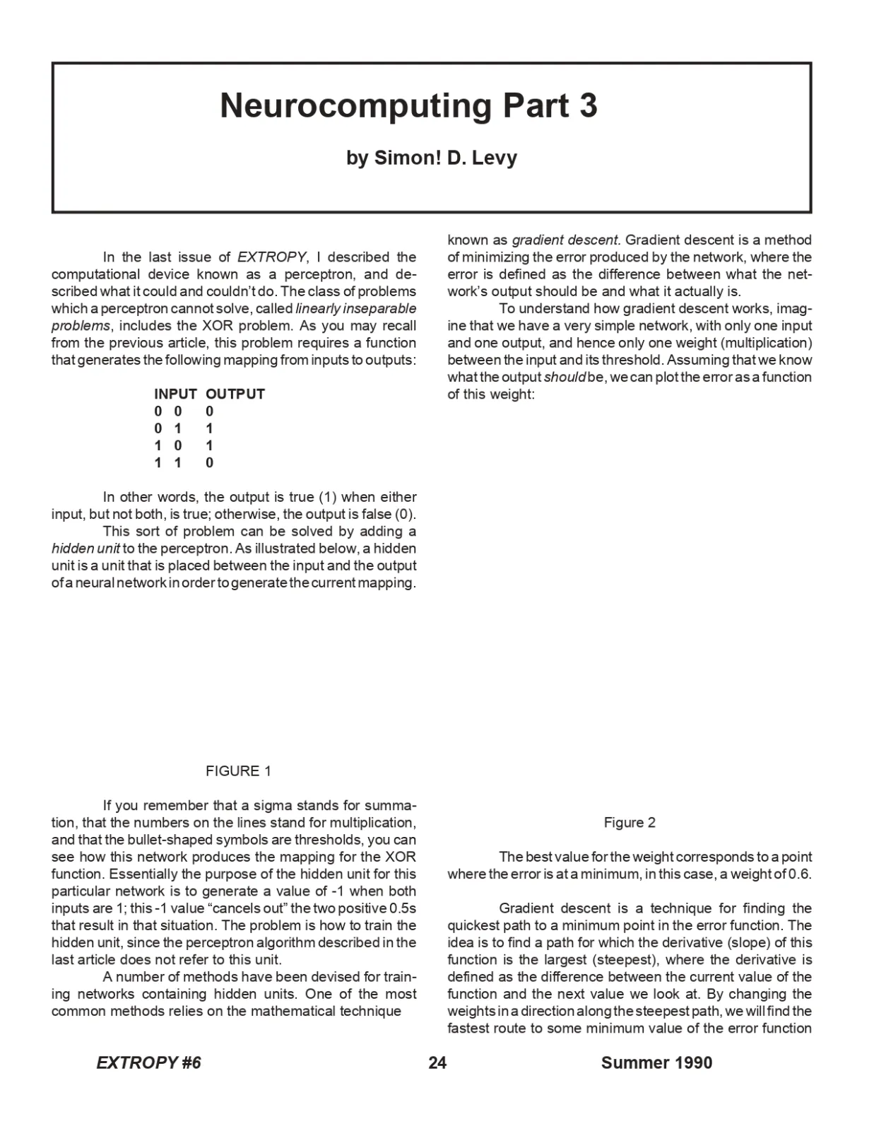 Extropy #6, page 24 (original scan)