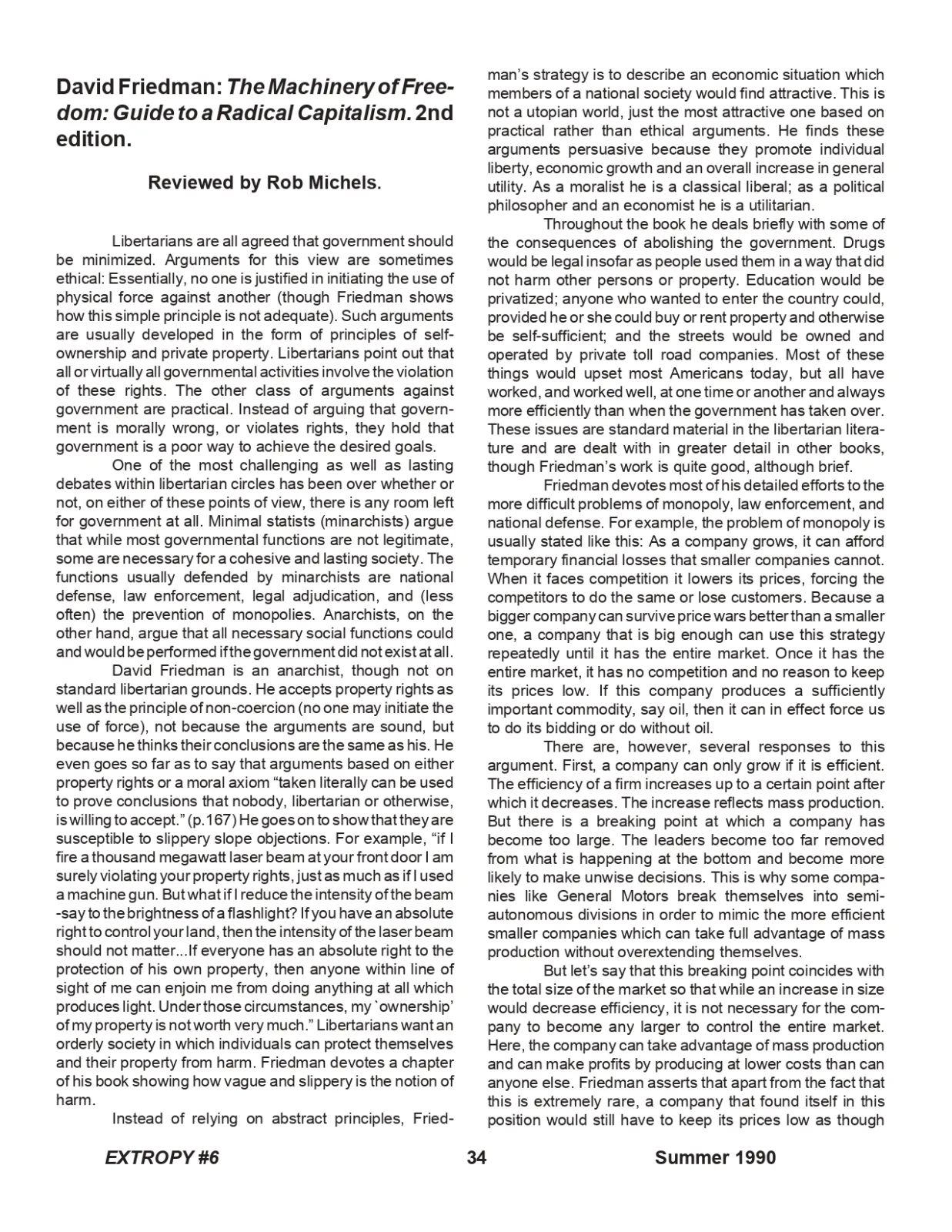 Extropy #6, page 34 (original scan)
