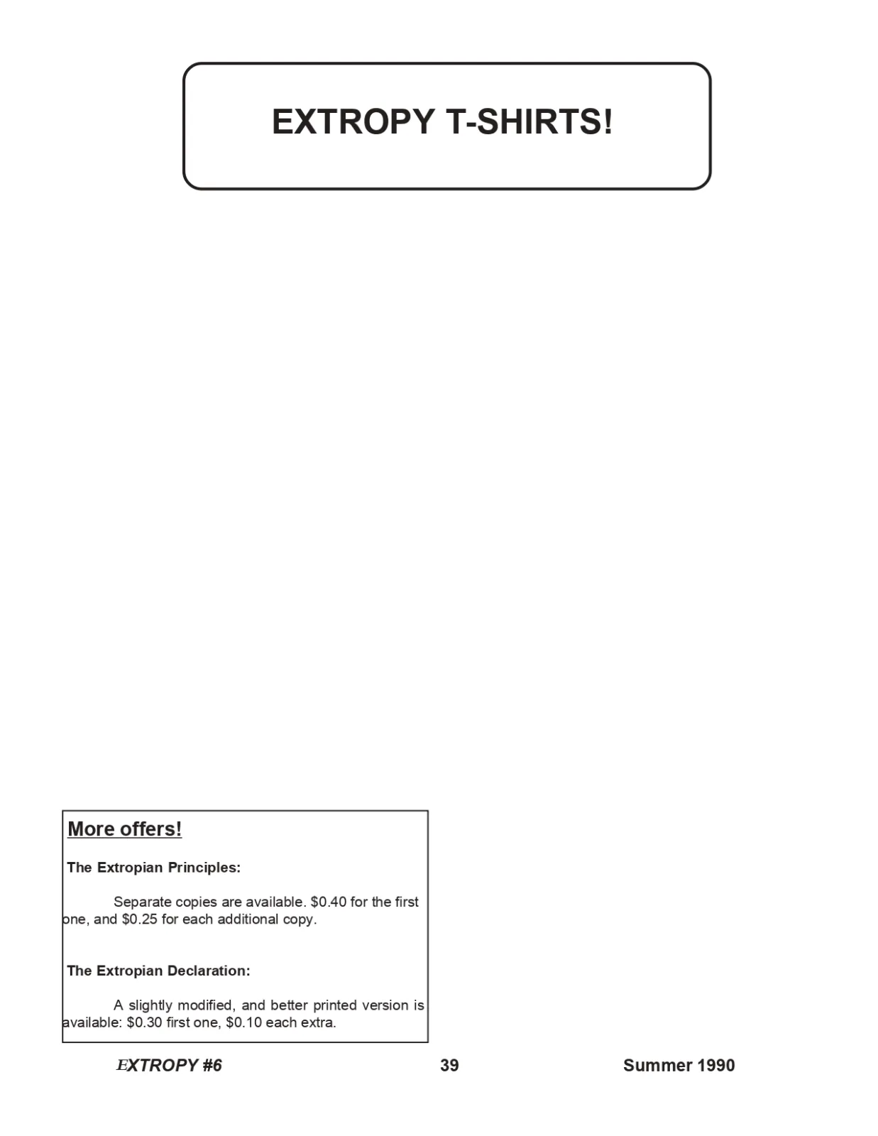 Extropy #6, page 39 (original scan)