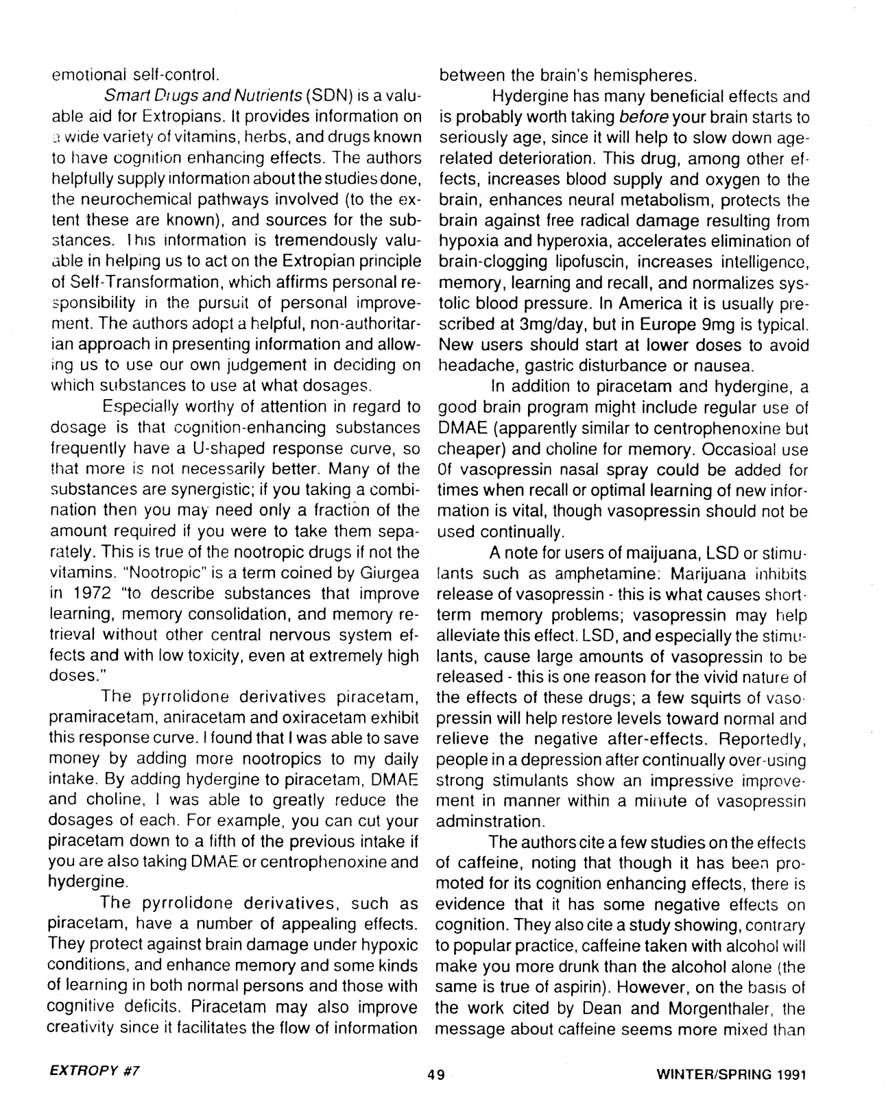 Extropy #7, page 49 (original scan)