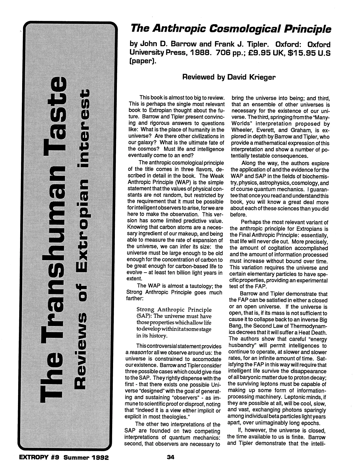 Extropy #9, page 34 (original scan)