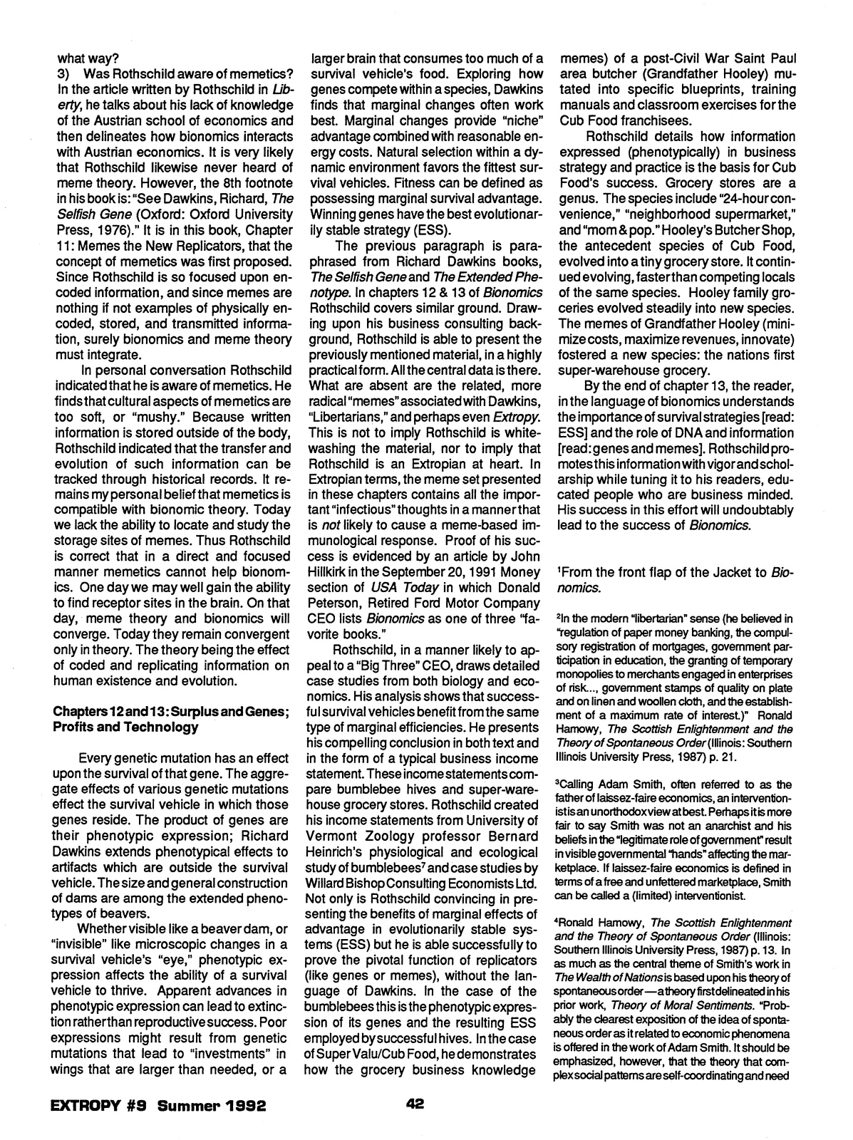 Extropy #9, page 42 (original scan)