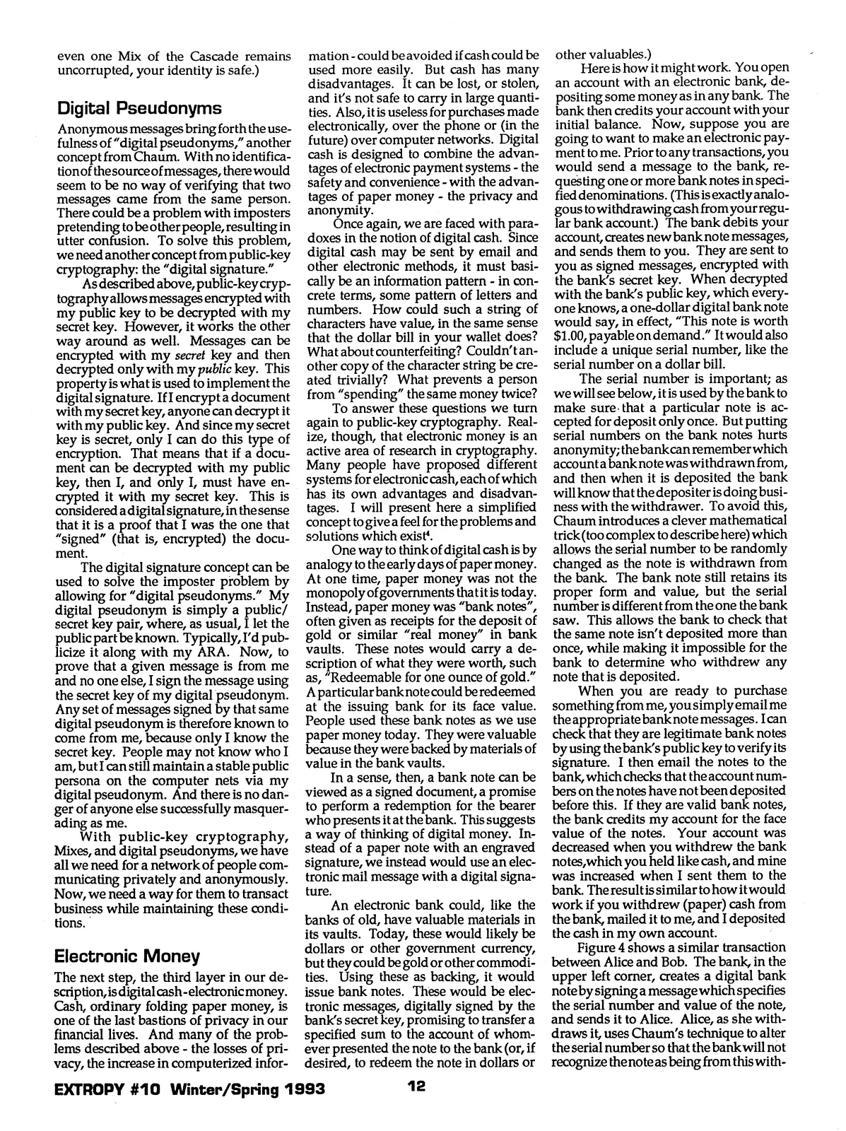 Extropy #10, page 10 (original scan)