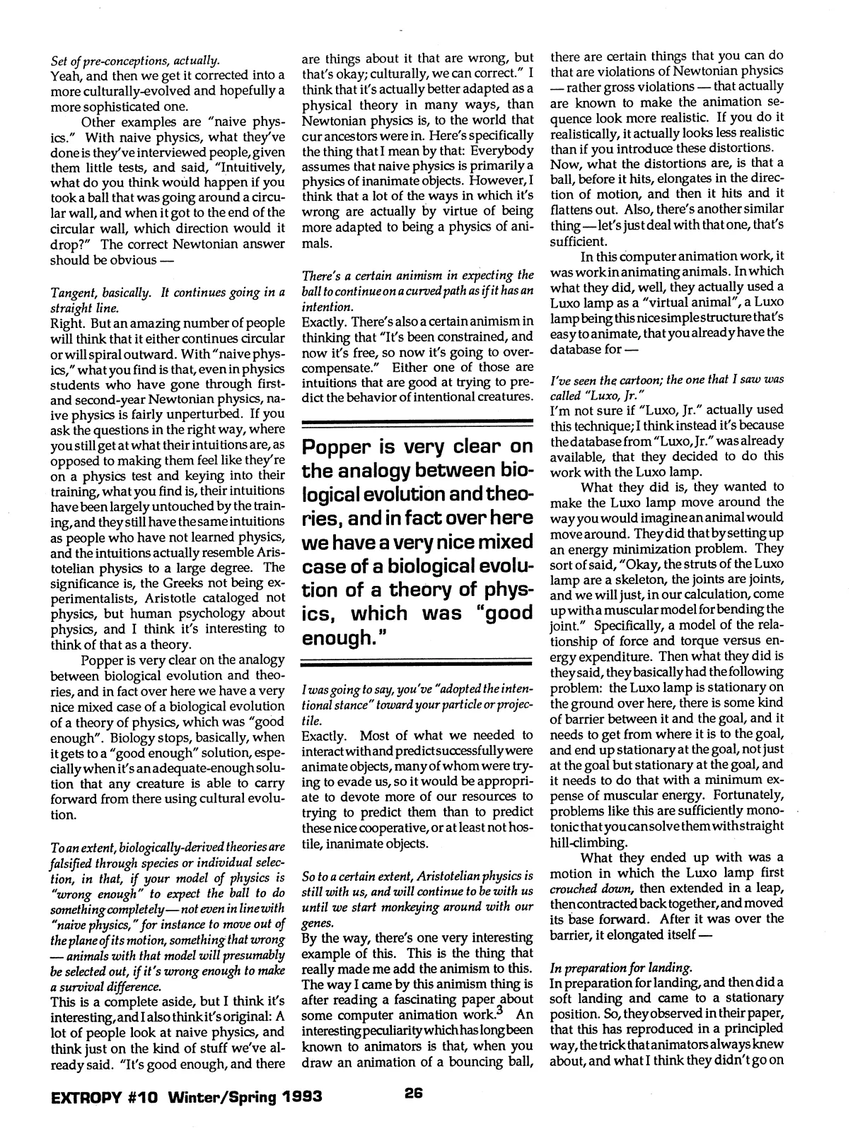 Extropy #10, page 24 (original scan)