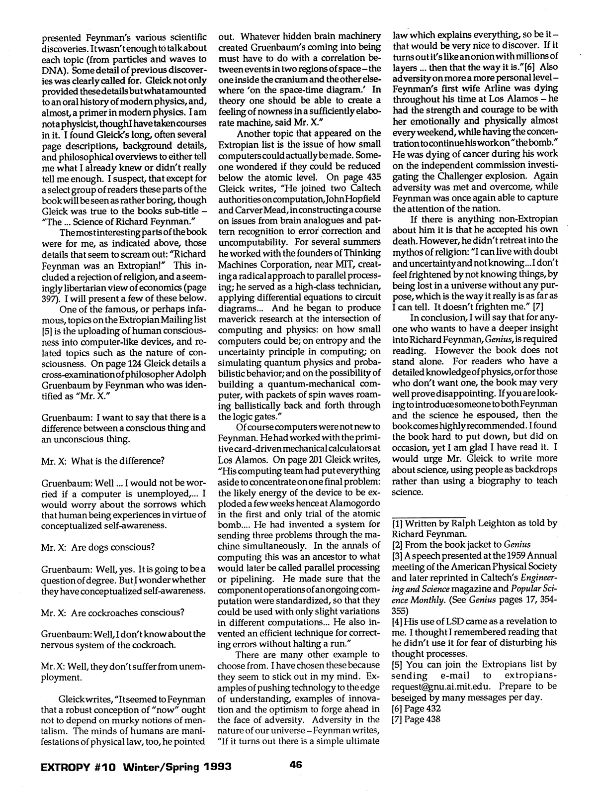 Extropy #10, page 44 (original scan)