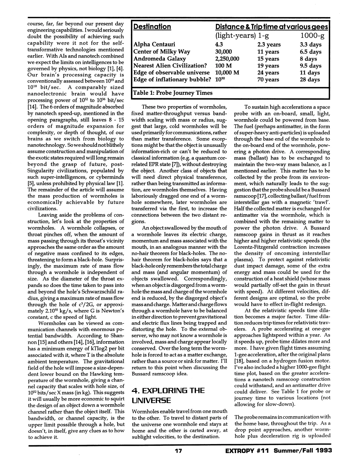 Extropy #11, page 15 (original scan)