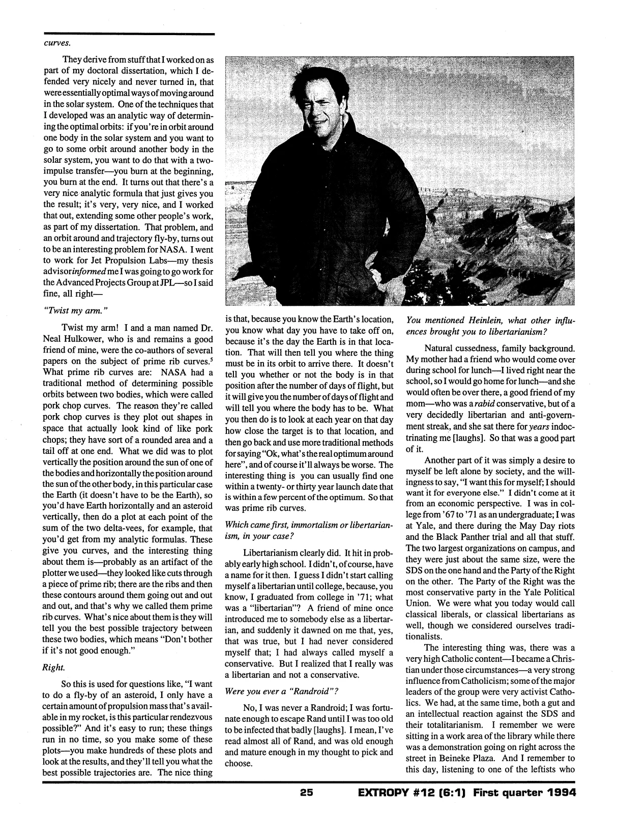 Extropy #12, page 23 (original scan)
