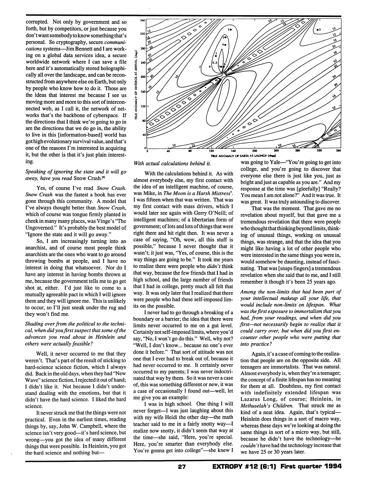 Extropy #12, page 25 (original scan)