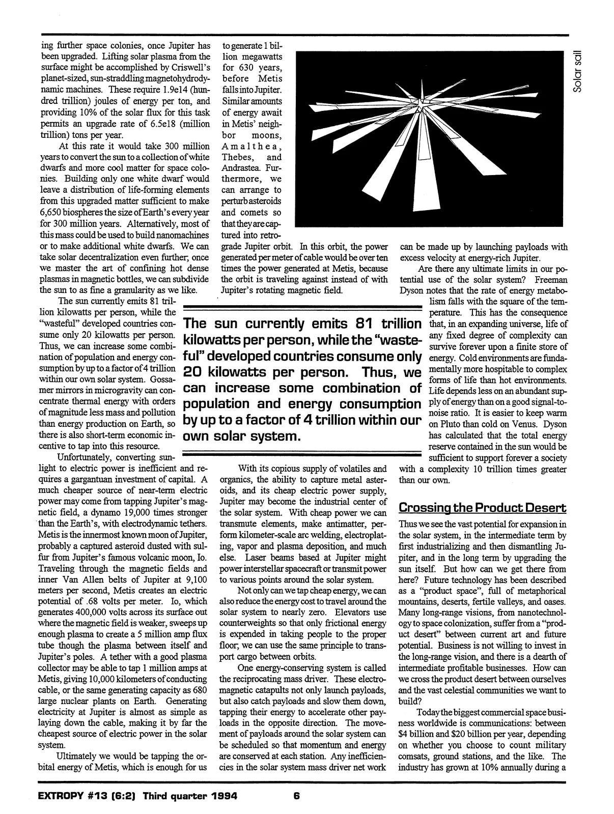 Extropy #13, page 4 (original scan)
