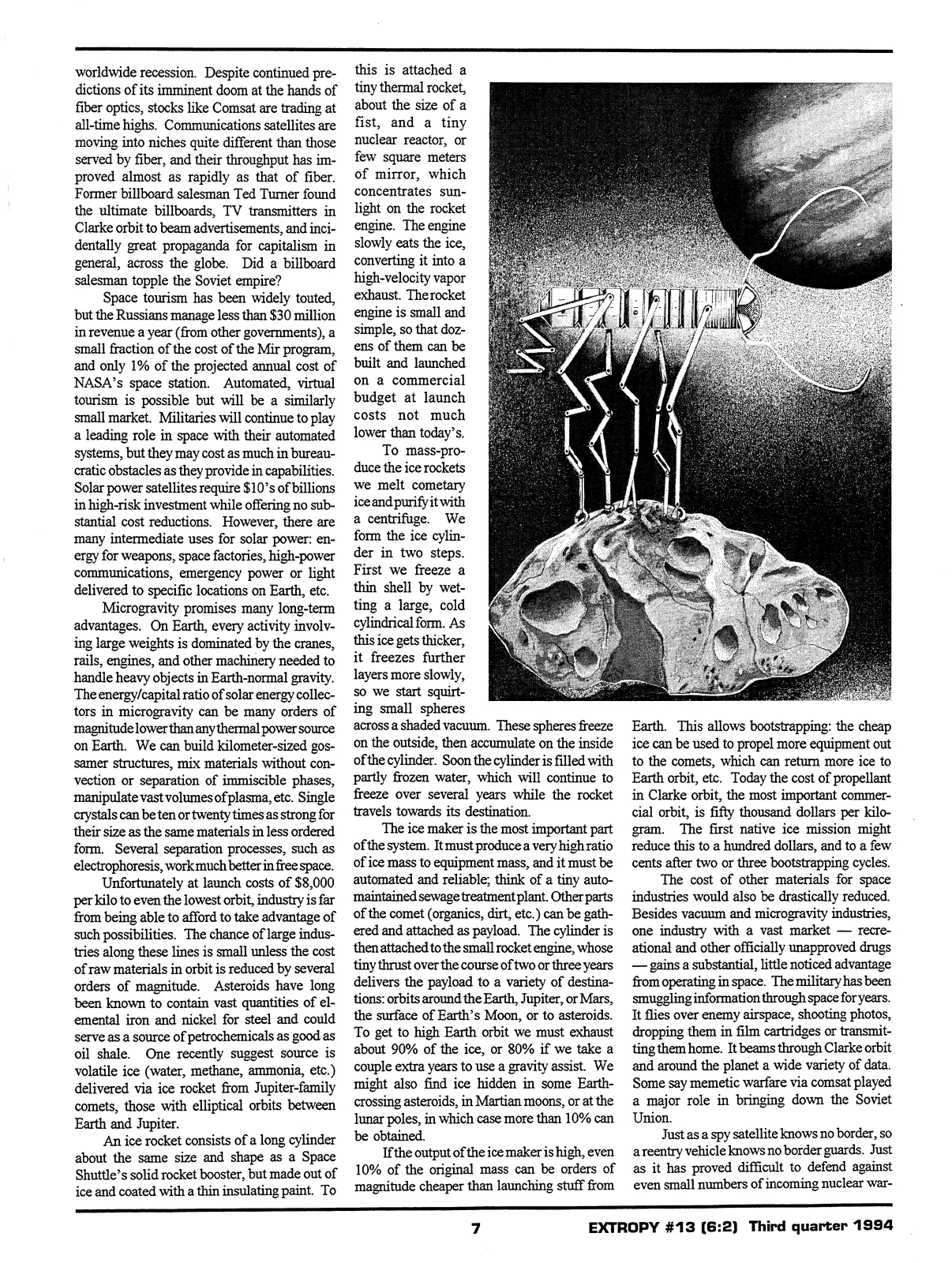 Extropy #13, page 5 (original scan)