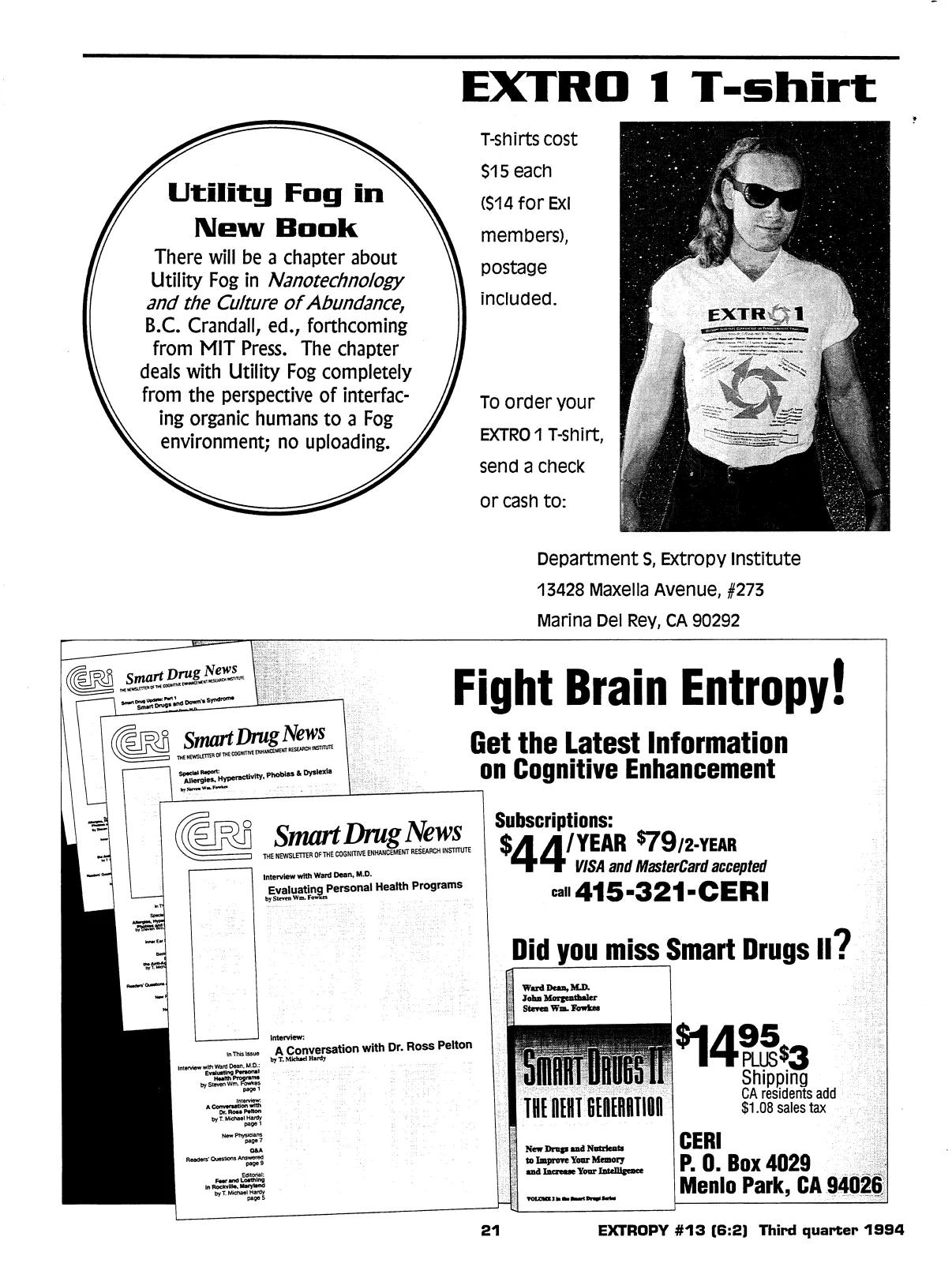 Extropy #13, page 19 (original scan)