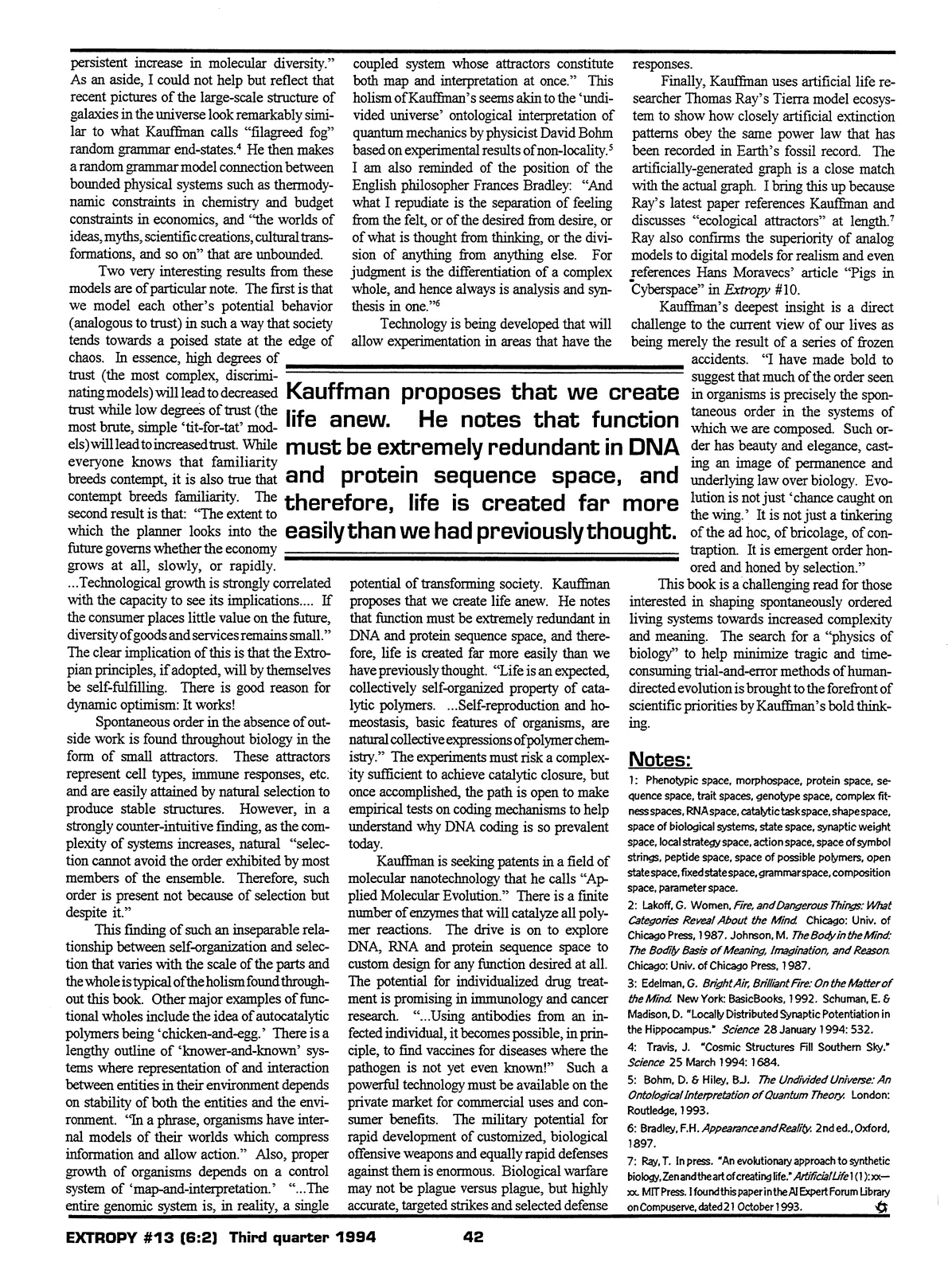 Extropy #13, page 40 (original scan)