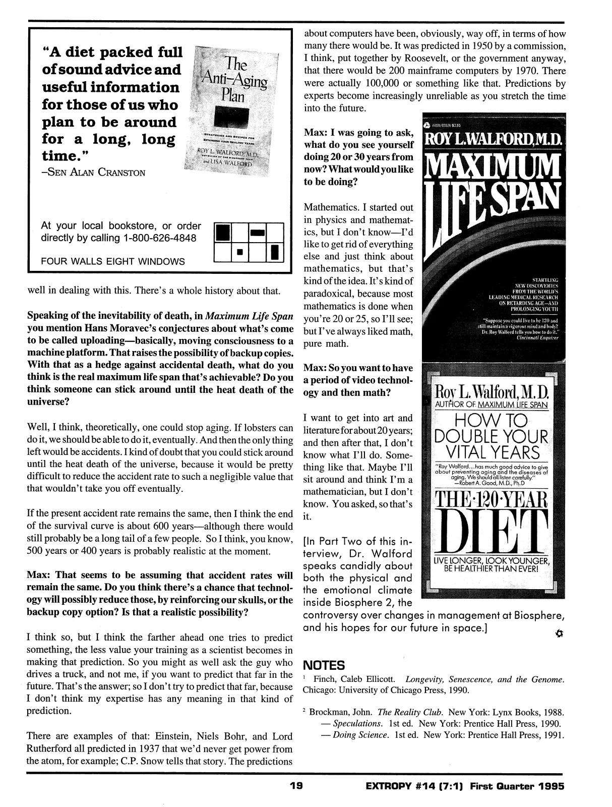 Extropy #14, page 17 (original scan)