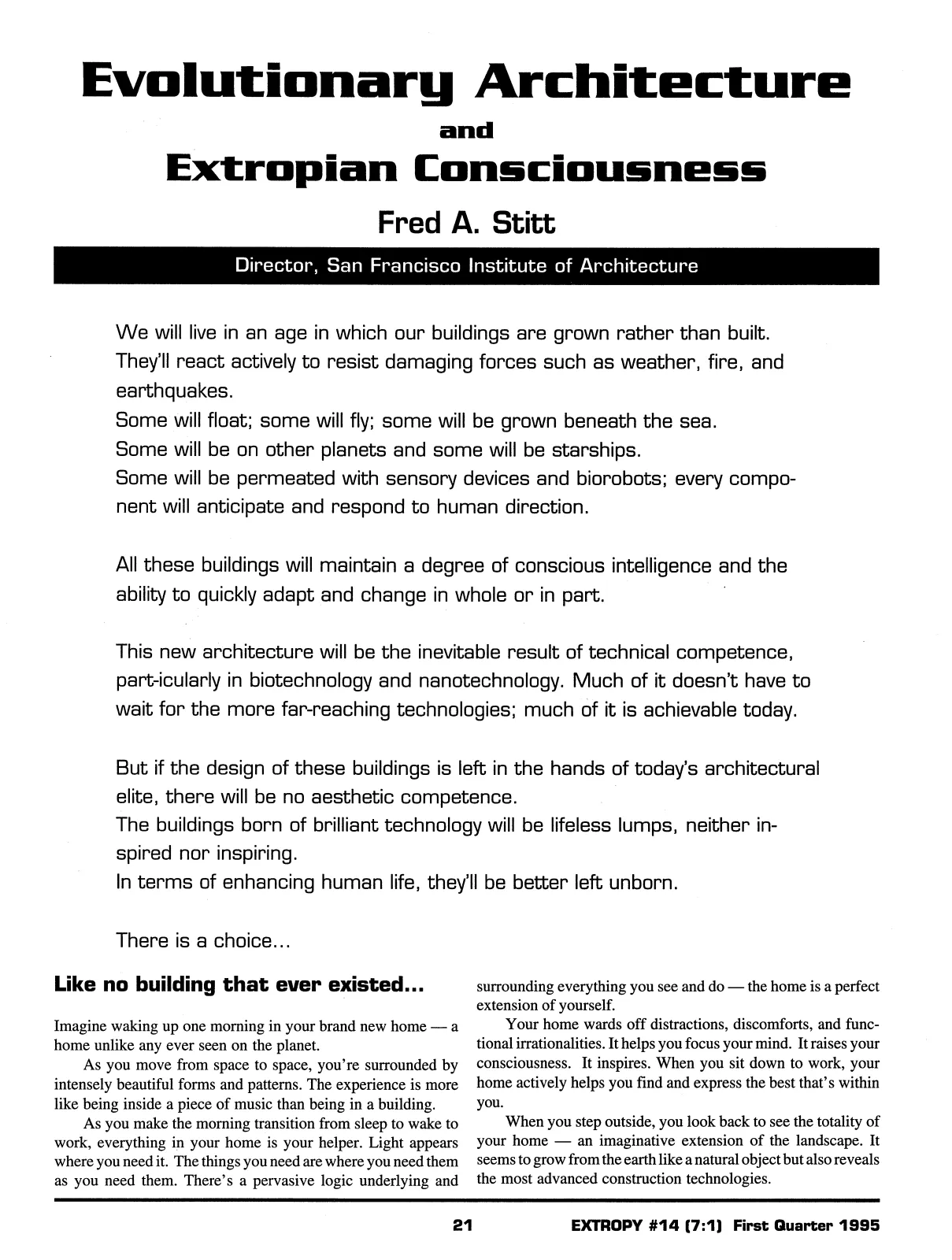 Extropy #14, page 19 (original scan)