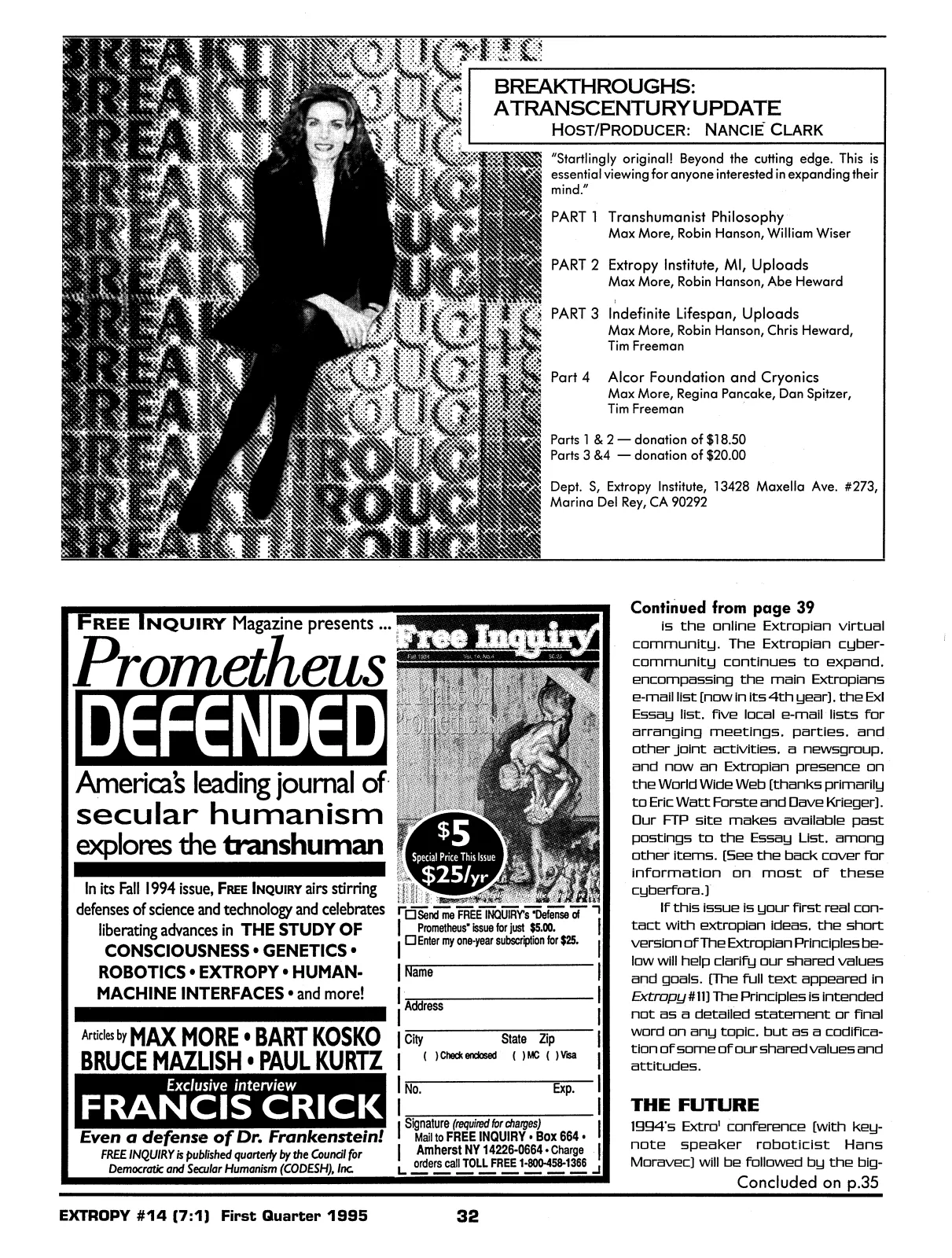 Extropy #14, page 30 (original scan)