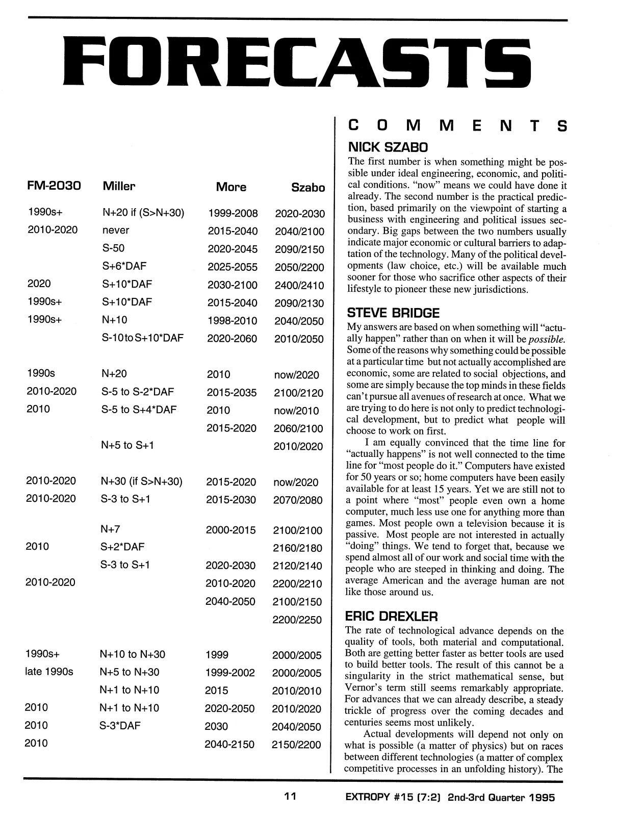 Extropy #15, page 9 (original scan)