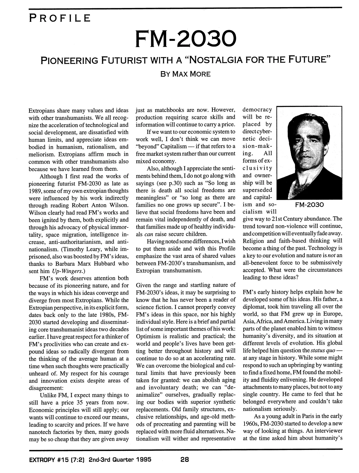 Extropy #15, page 26 (original scan)