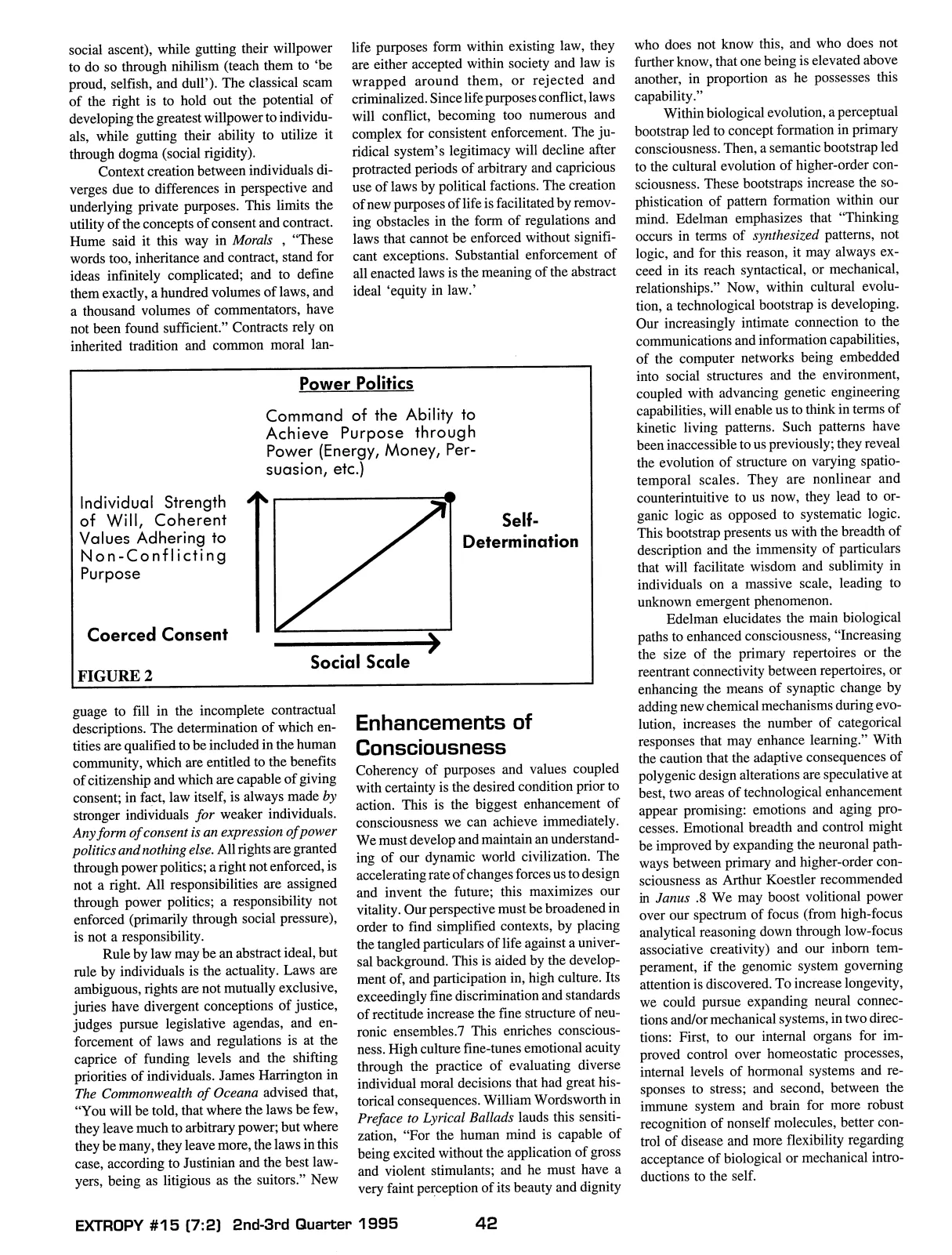 Extropy #15, page 40 (original scan)