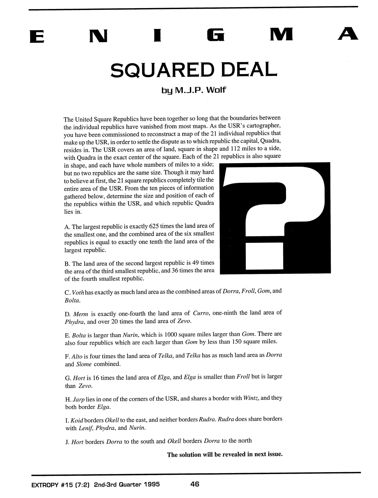 Extropy #15, page 44 (original scan)
