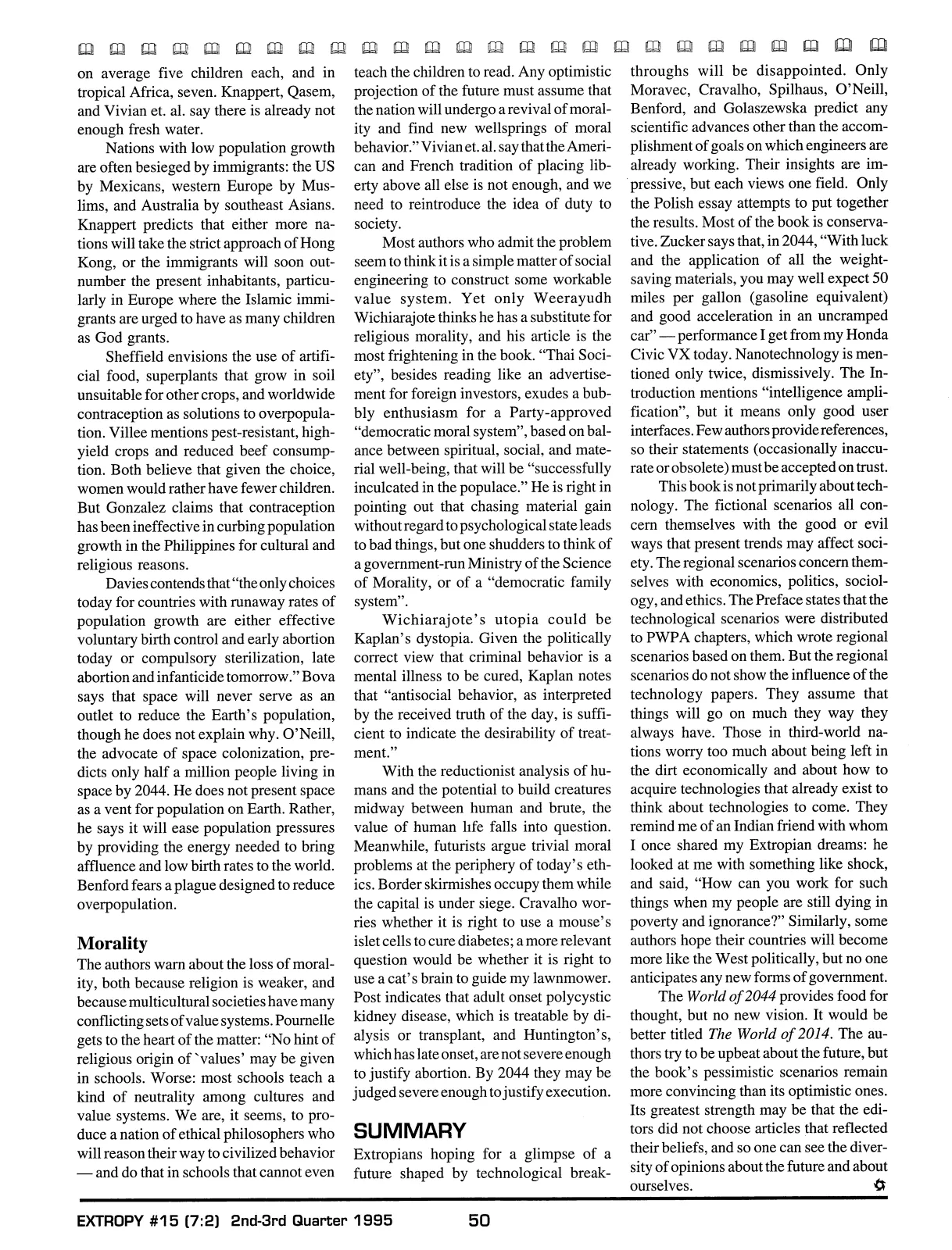 Extropy #15, page 48 (original scan)