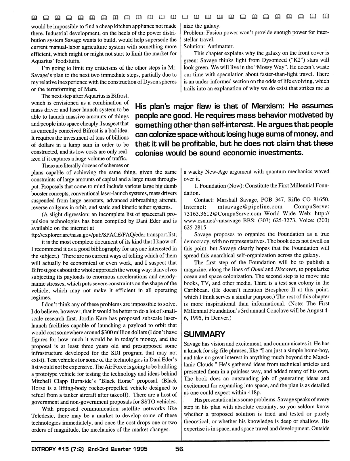 Extropy #15, page 54 (original scan)