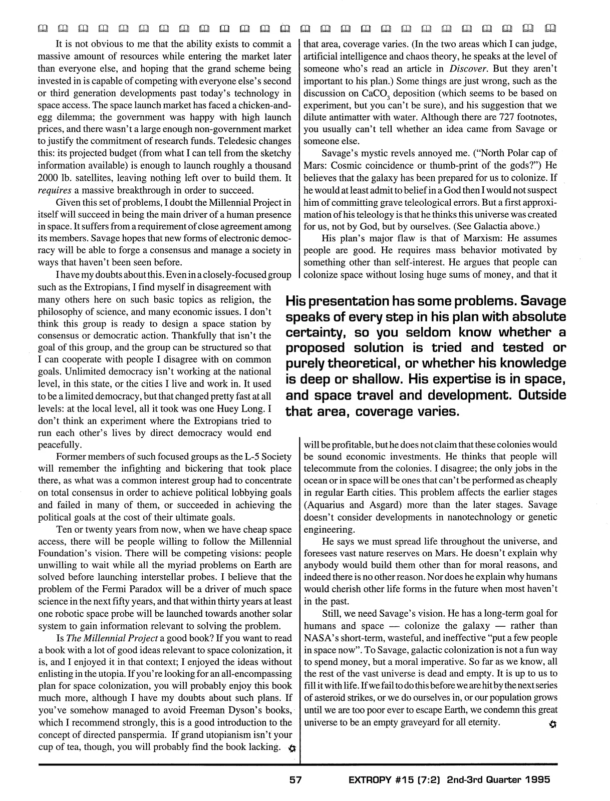 Extropy #15, page 55 (original scan)