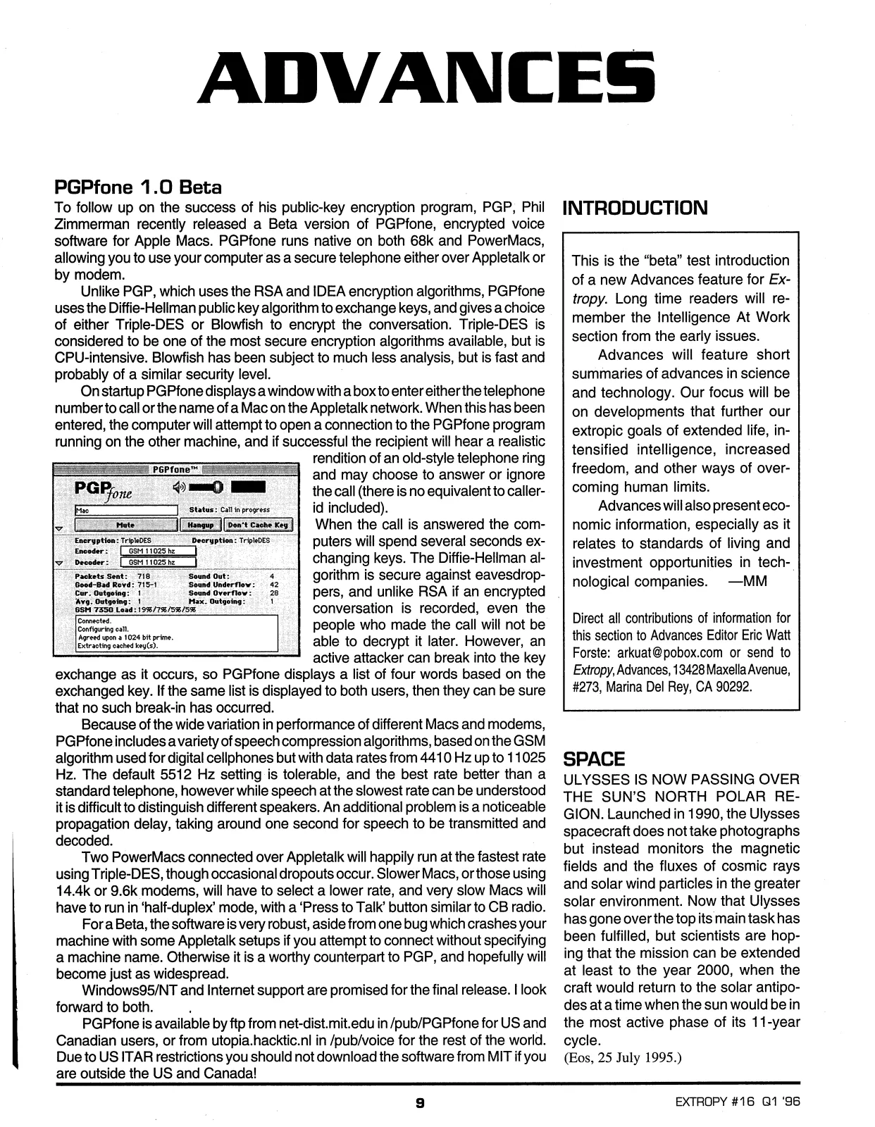 Extropy #16, page 7 (original scan)