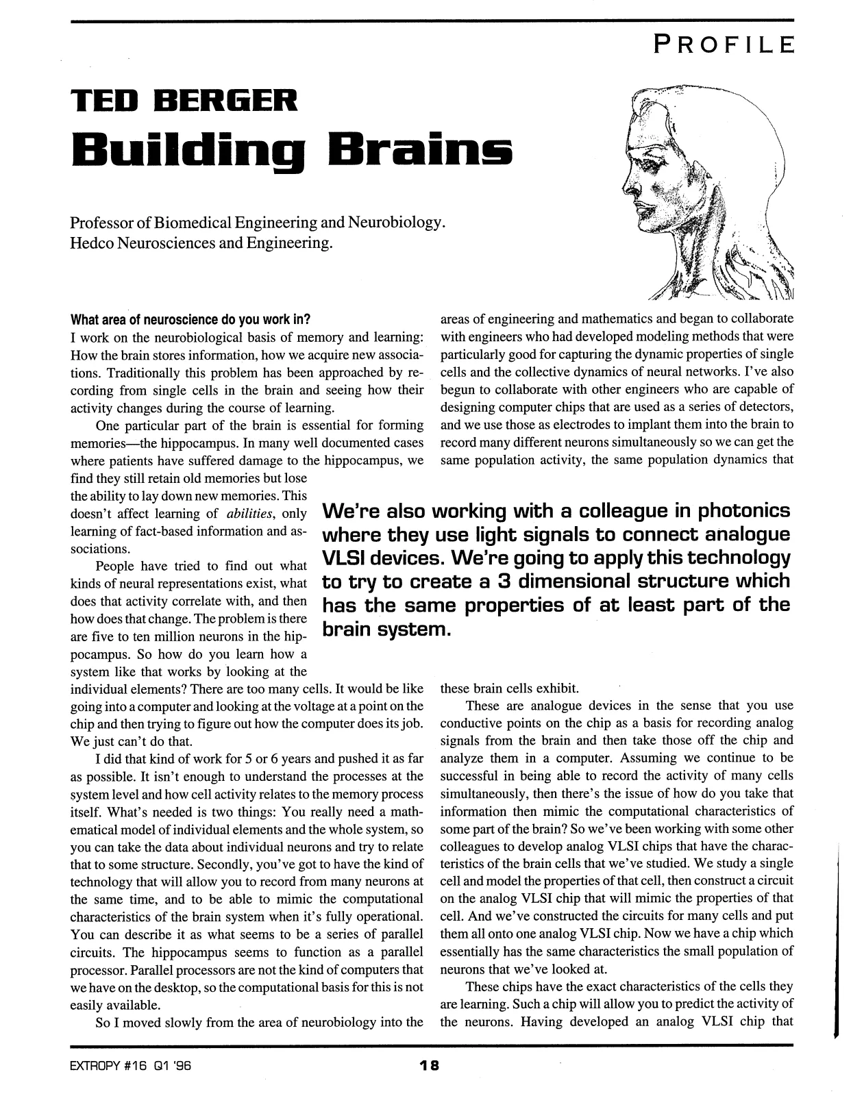 Extropy #16, page 16 (original scan)