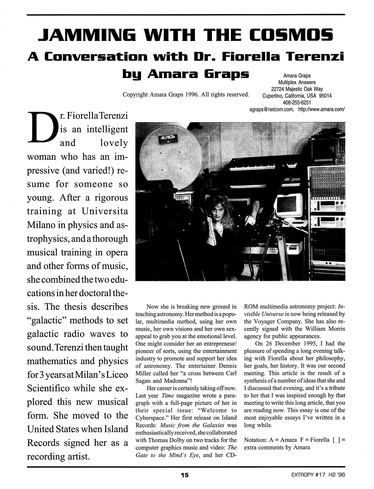 Extropy #17, page 13 (original scan)