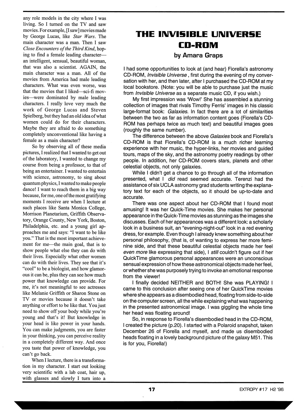 Extropy #17, page 15 (original scan)