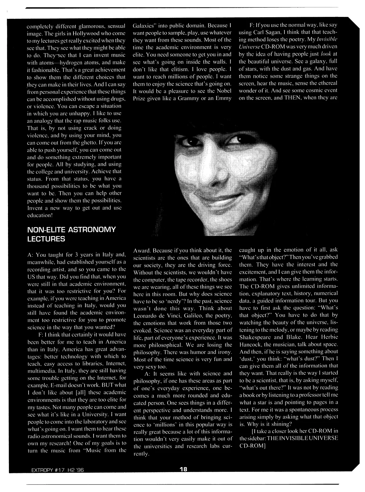 Extropy #17, page 16 (original scan)