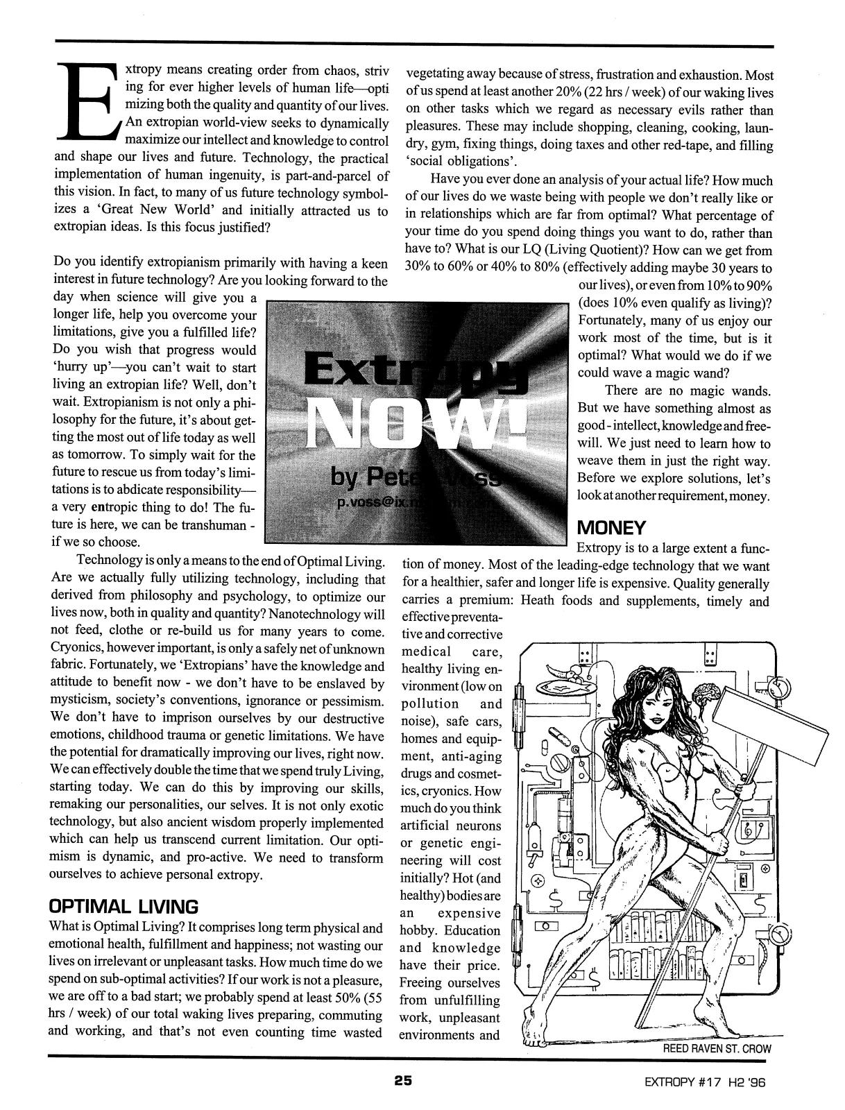Extropy #17, page 23 (original scan)