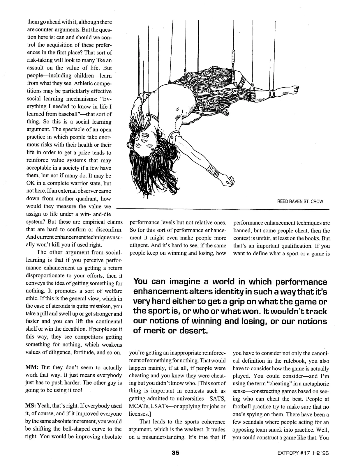 Extropy #17, page 33 (original scan)
