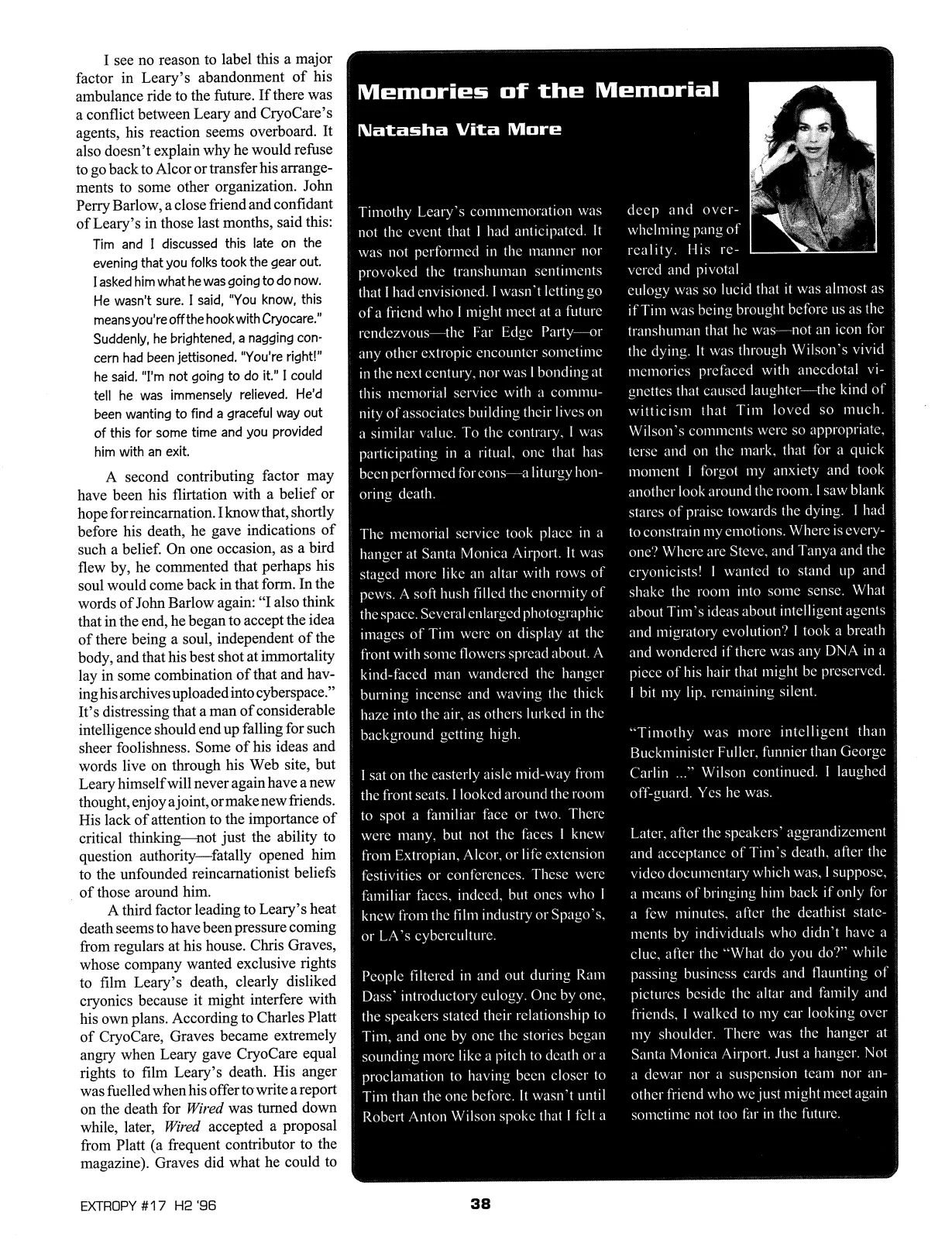 Extropy #17, page 36 (original scan)