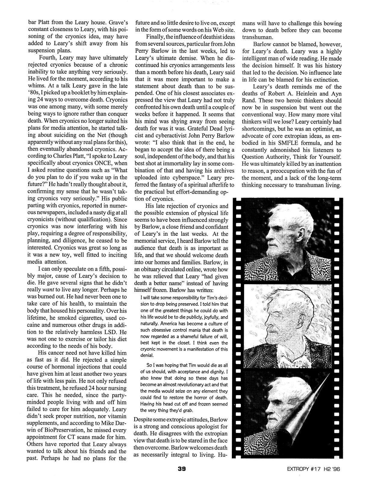 Extropy #17, page 37 (original scan)