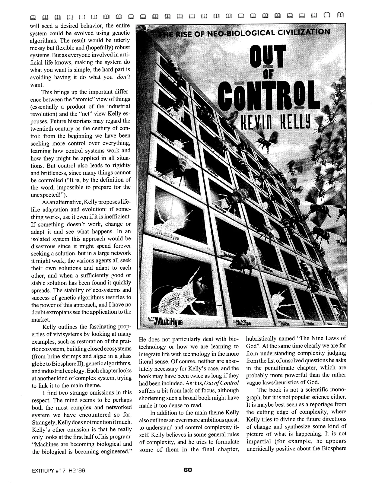 Extropy #17, page 58 (original scan)