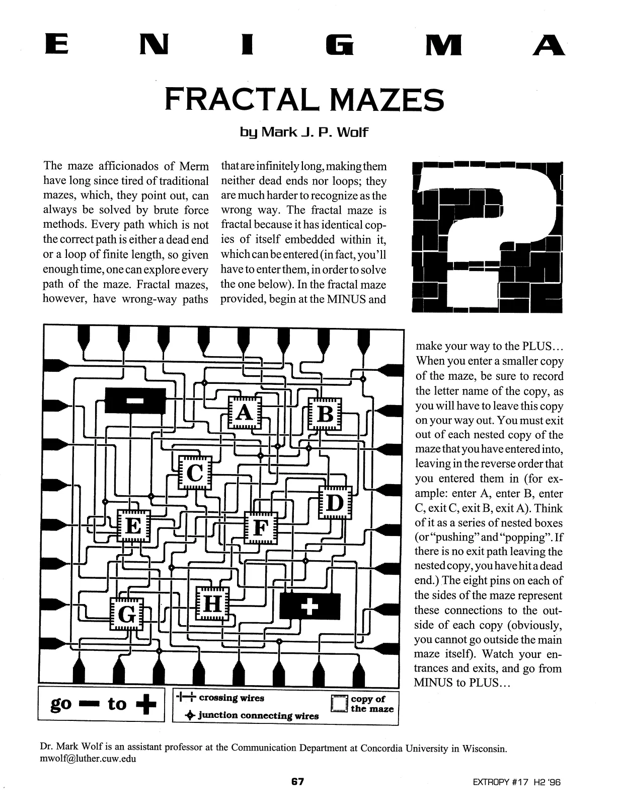 Extropy #17, page 65 (original scan)